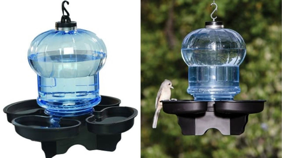 globe style bird bath and waterer