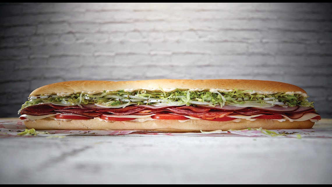 Freaking Big Jimmy John S Goes 16 Inches On Sandwiches Packing Up To 2 190 Calories Wusa9 Com