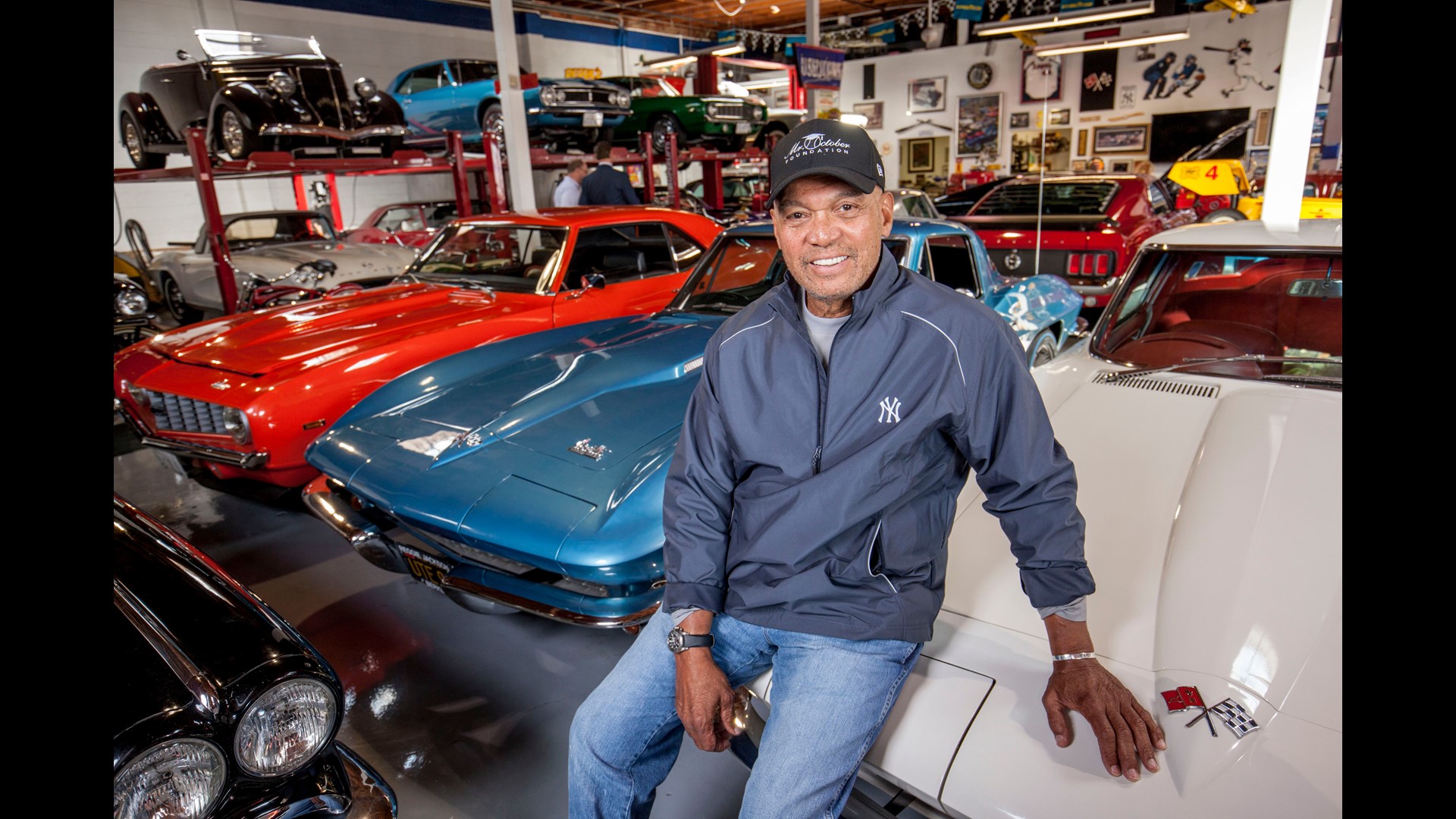 Reggie Jackson is auctioning off part of his car
