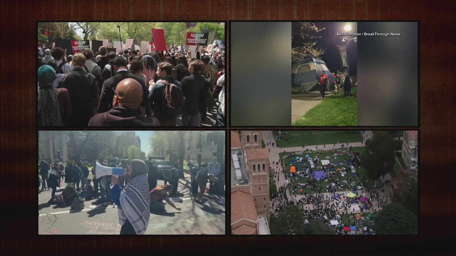 Just last night hundreds of students were arrested at Columbia University after protests.