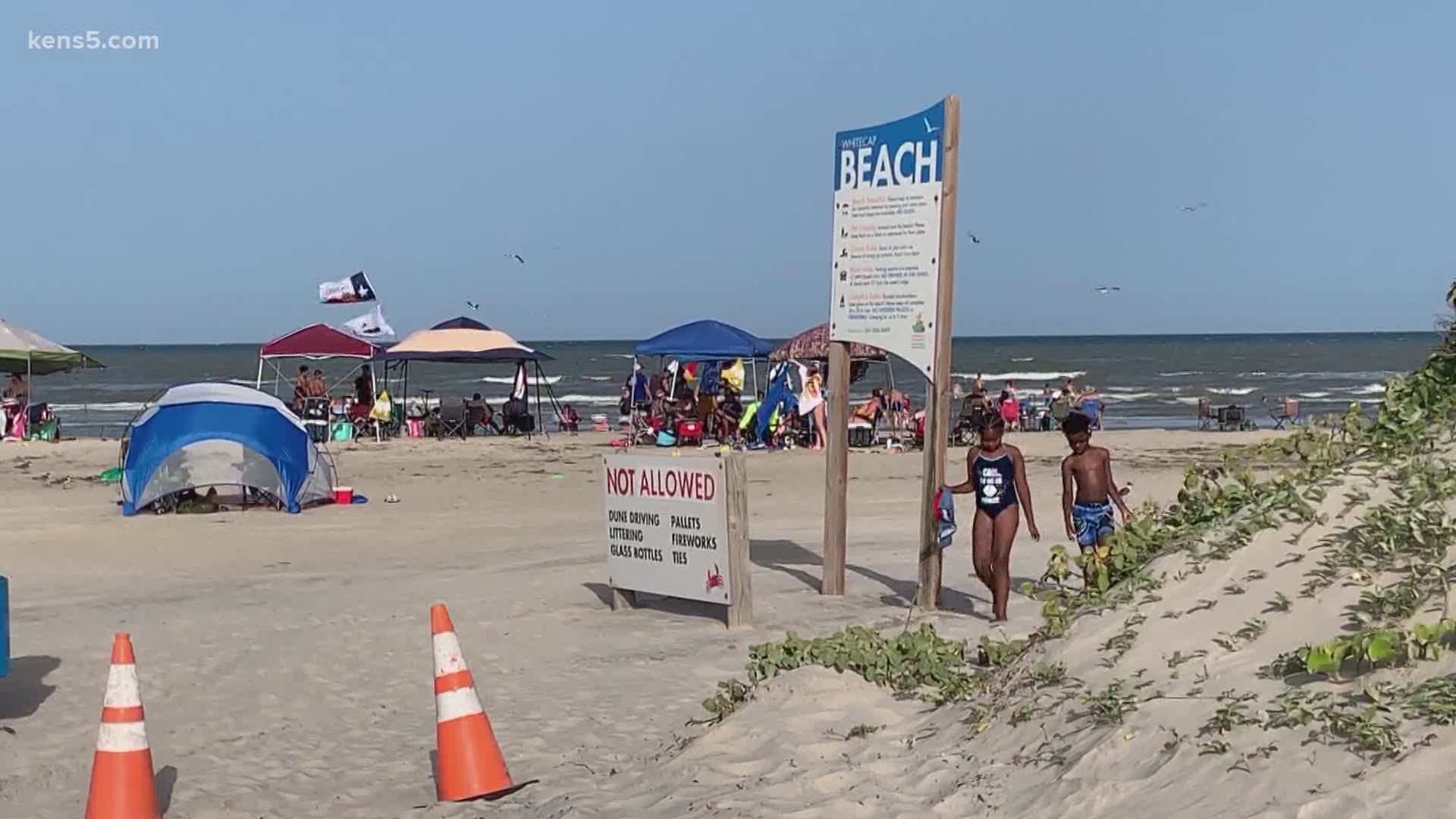 Despite Restrictions Texas Beaches Had Many Visitors Wusa9 Com