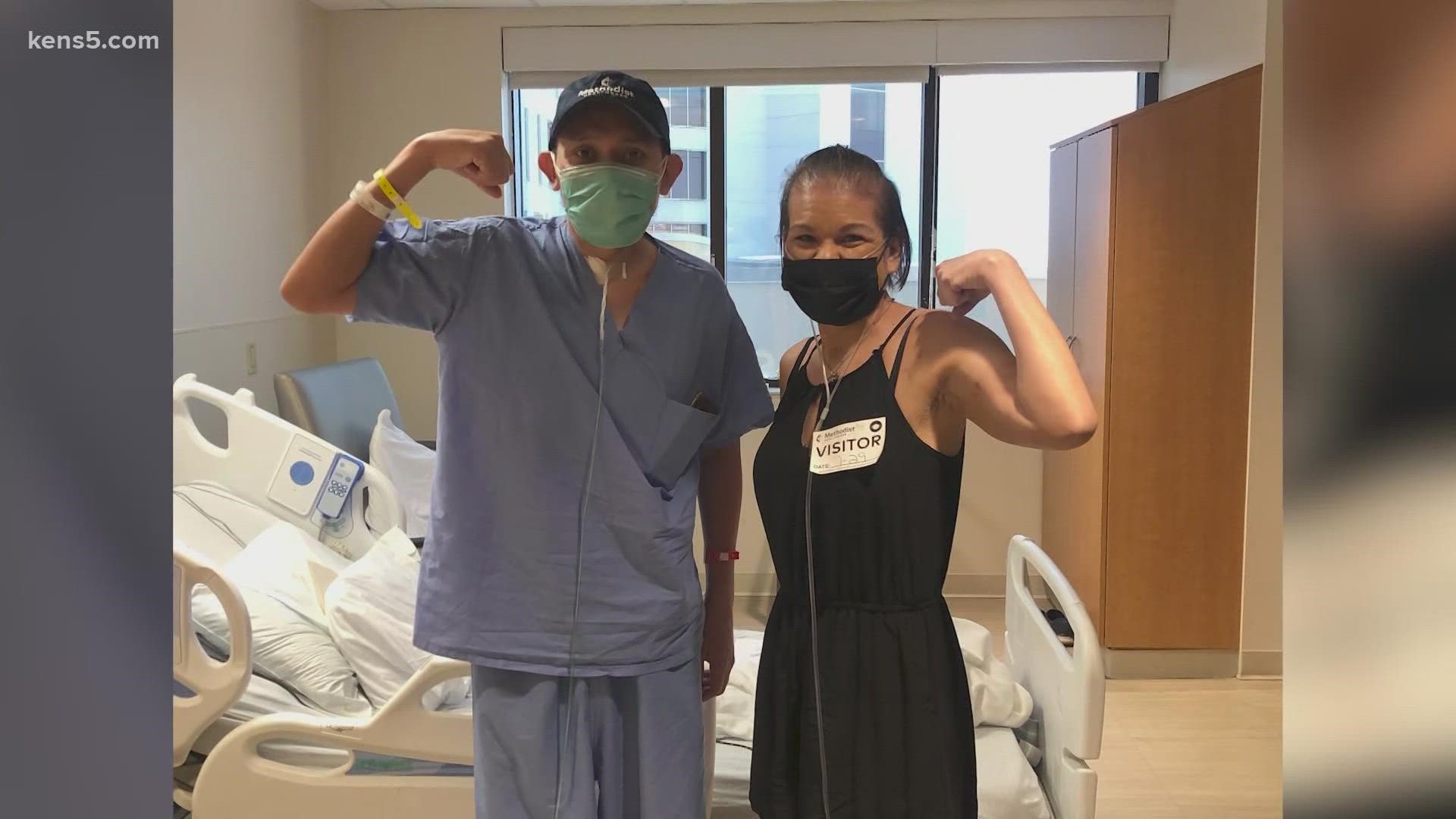 Two strangers found strength in each after fighting for their lives at Methodist Hospital.