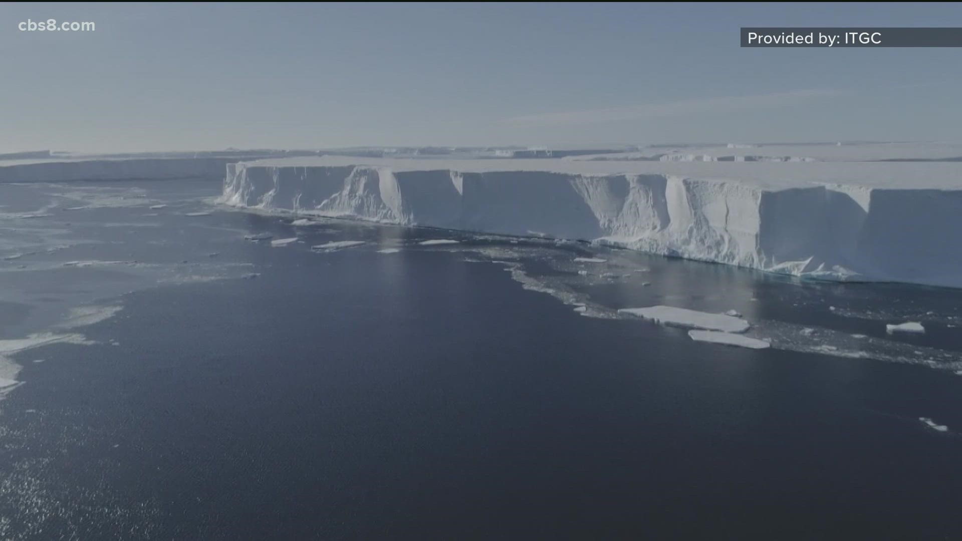 Dr. Pat Abbott has been to the Antarctic multiple times and says the Thwaites Glacier is responsible for 4% of sea level rise.