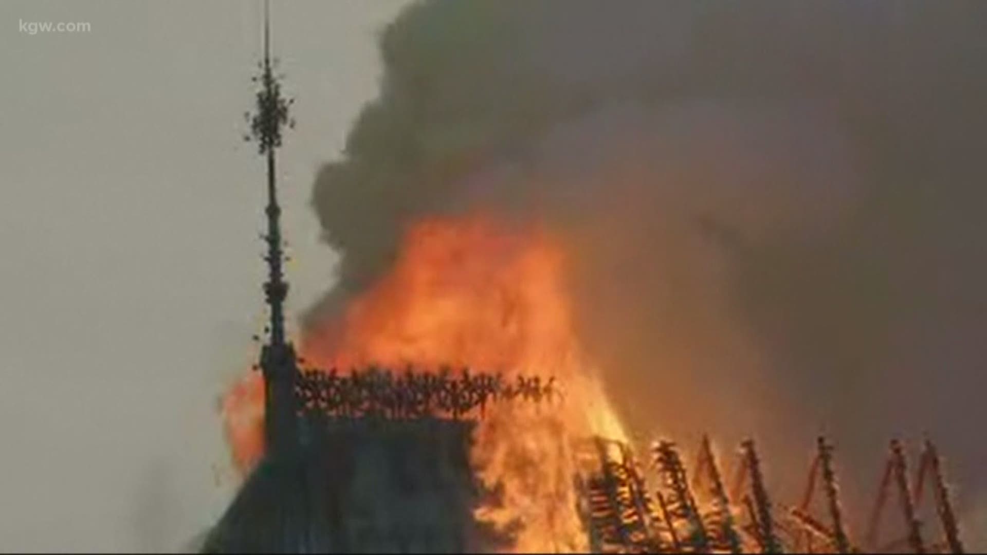 Reaction to the devastating fire at the Notre Dame Cathedral.