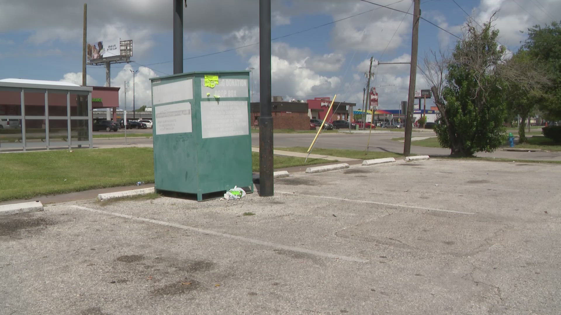 Someone flagged down a Houston police officer who found a 28-year-old woman, believed to be the baby's mother, about a block away.