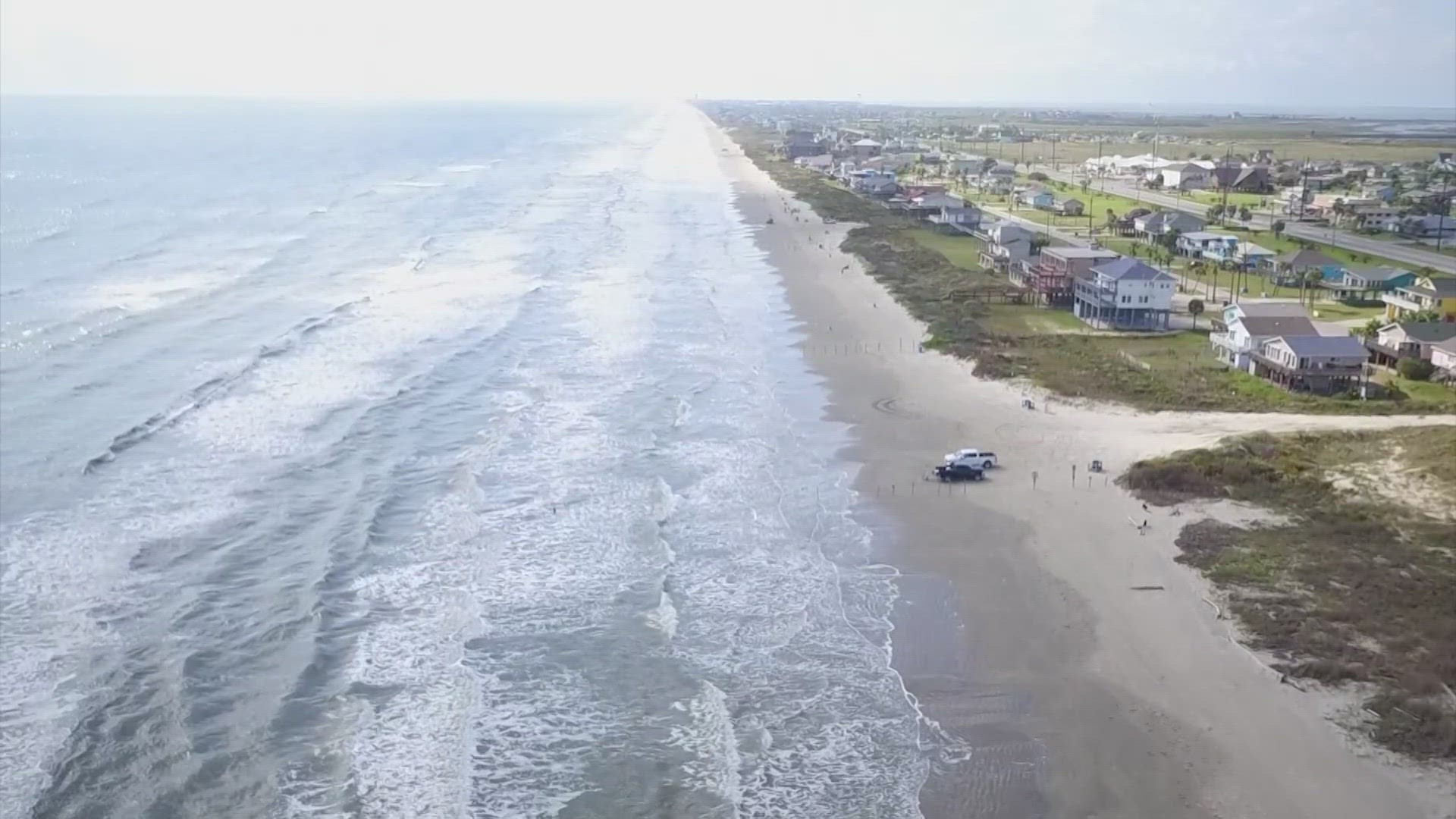 The mapping tool shows what parts of Texas are expected to be below sea level as water rises due to climate change.