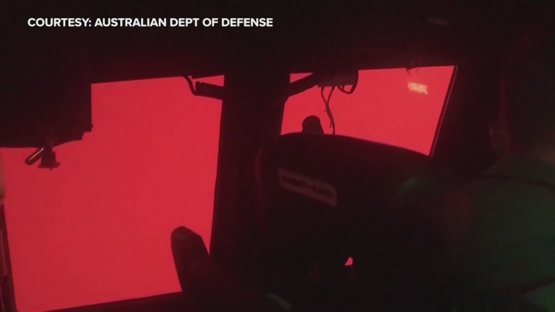 New video out of Australia will get your heart pumping. This was taken from the cockpit of an air force flight to rescue those stranded by wildfires.