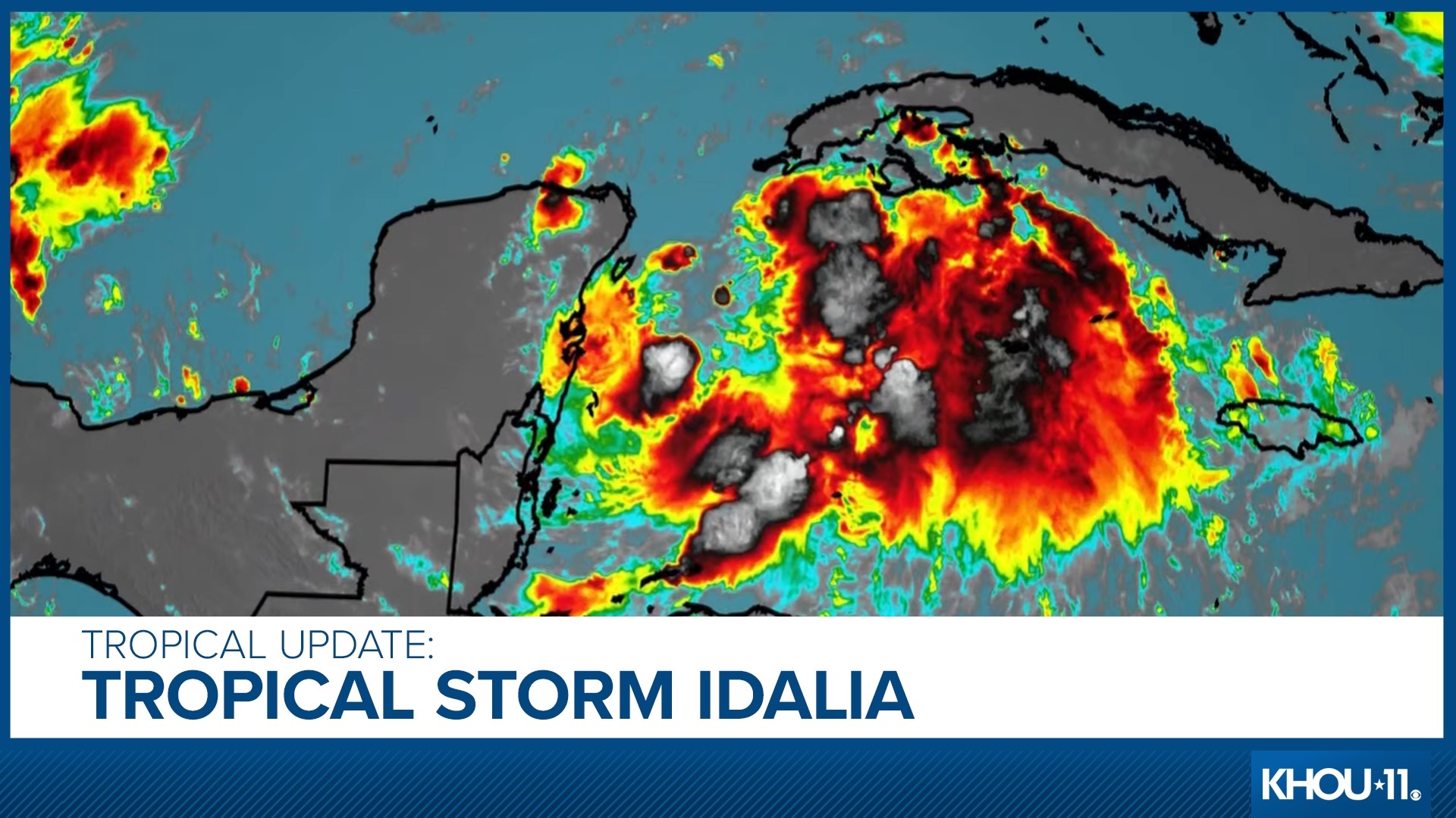 Tropical Storm Idalia is expected to become a hurricane before landfall somewhere along the eastern Gulf coast.