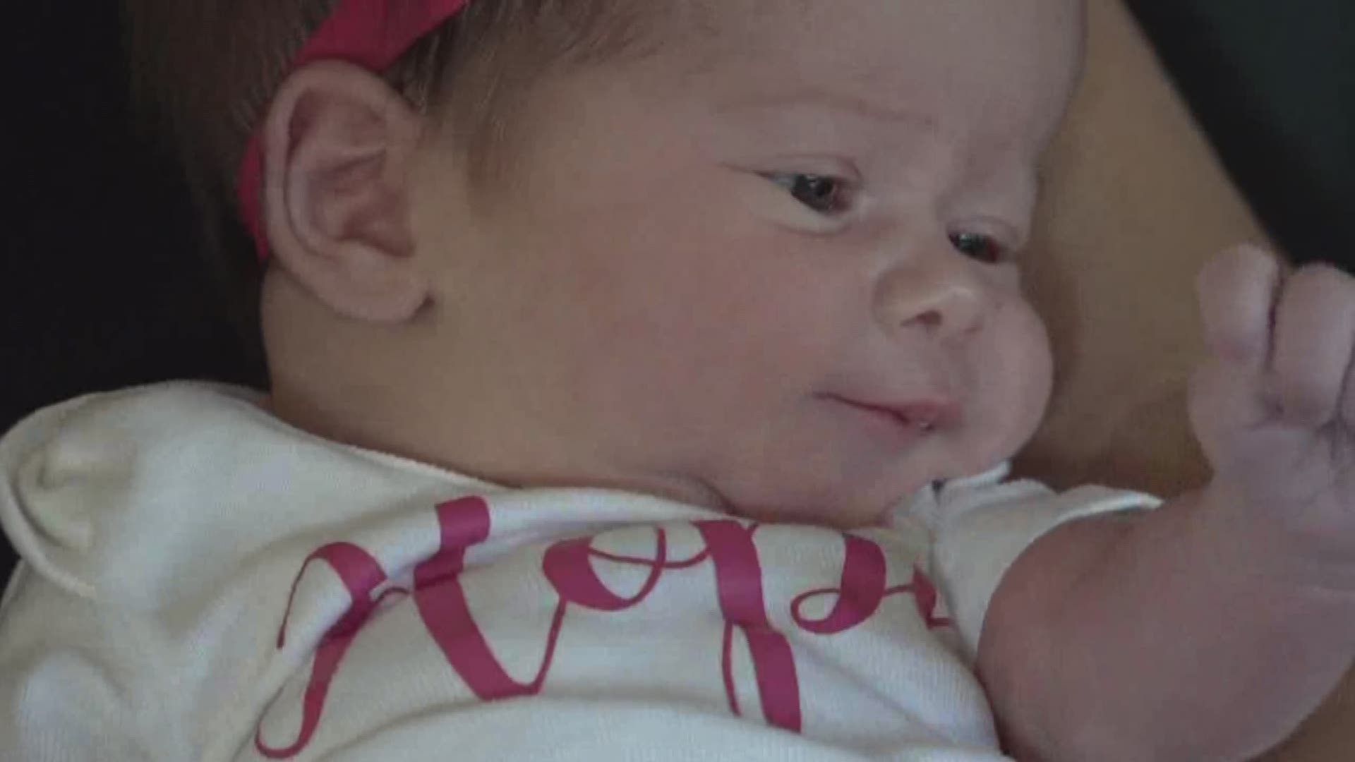 Hope Chimeno was only 13 days old when she and her family were rescued by boat in Orange.