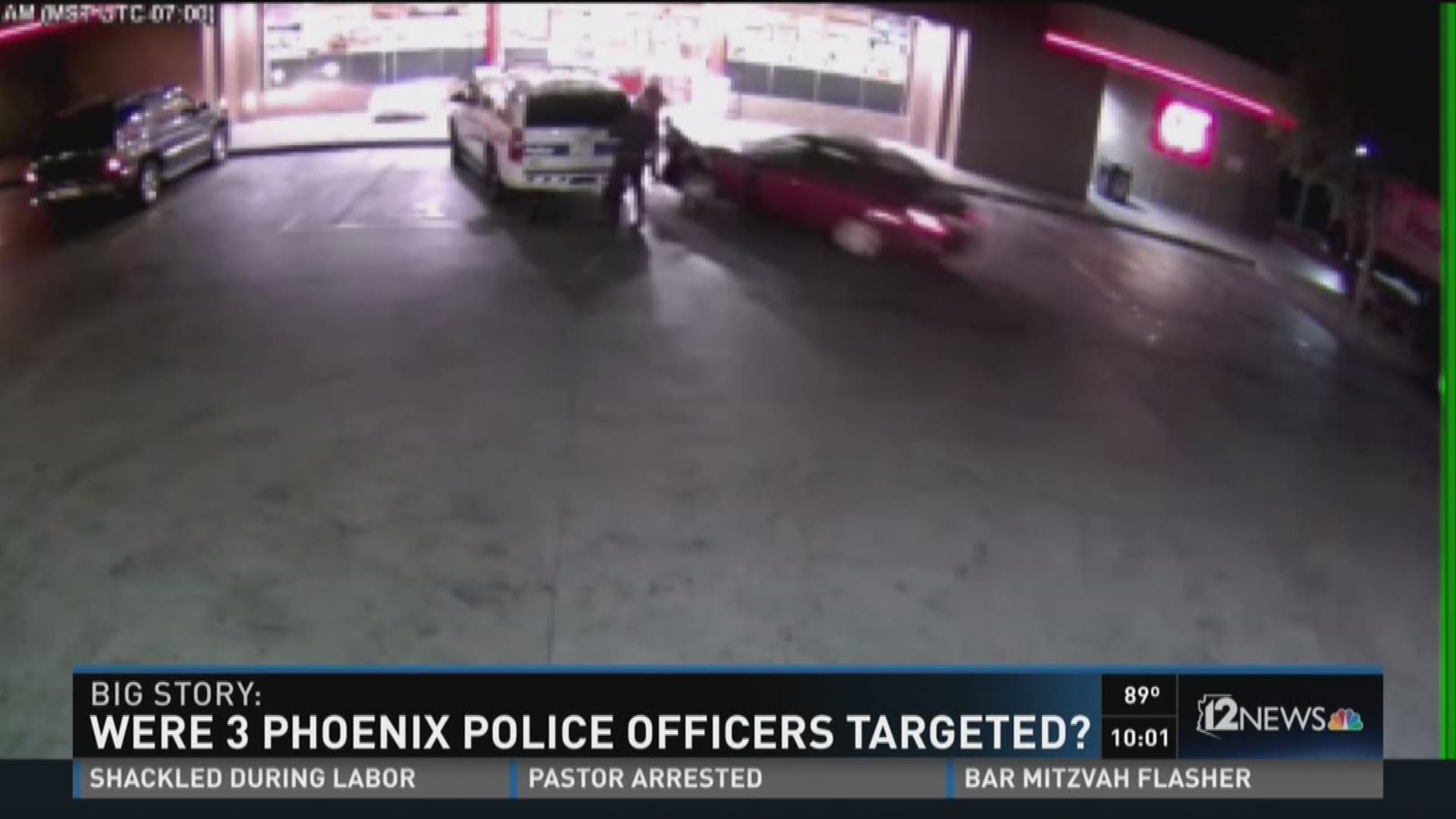 Were 3 Phoenix police officers targeted?