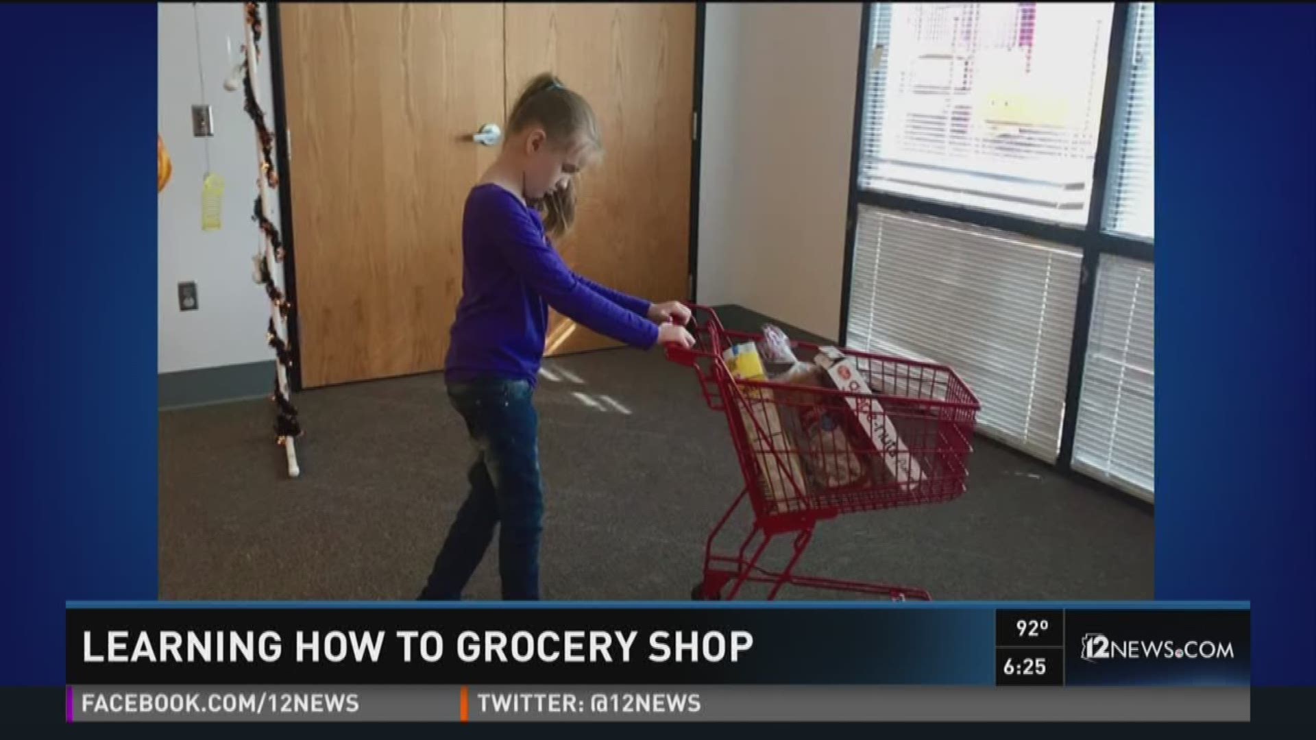 A Valley Trader Joe's donated two child-size shopping carts to the Foundation for Blind Children.