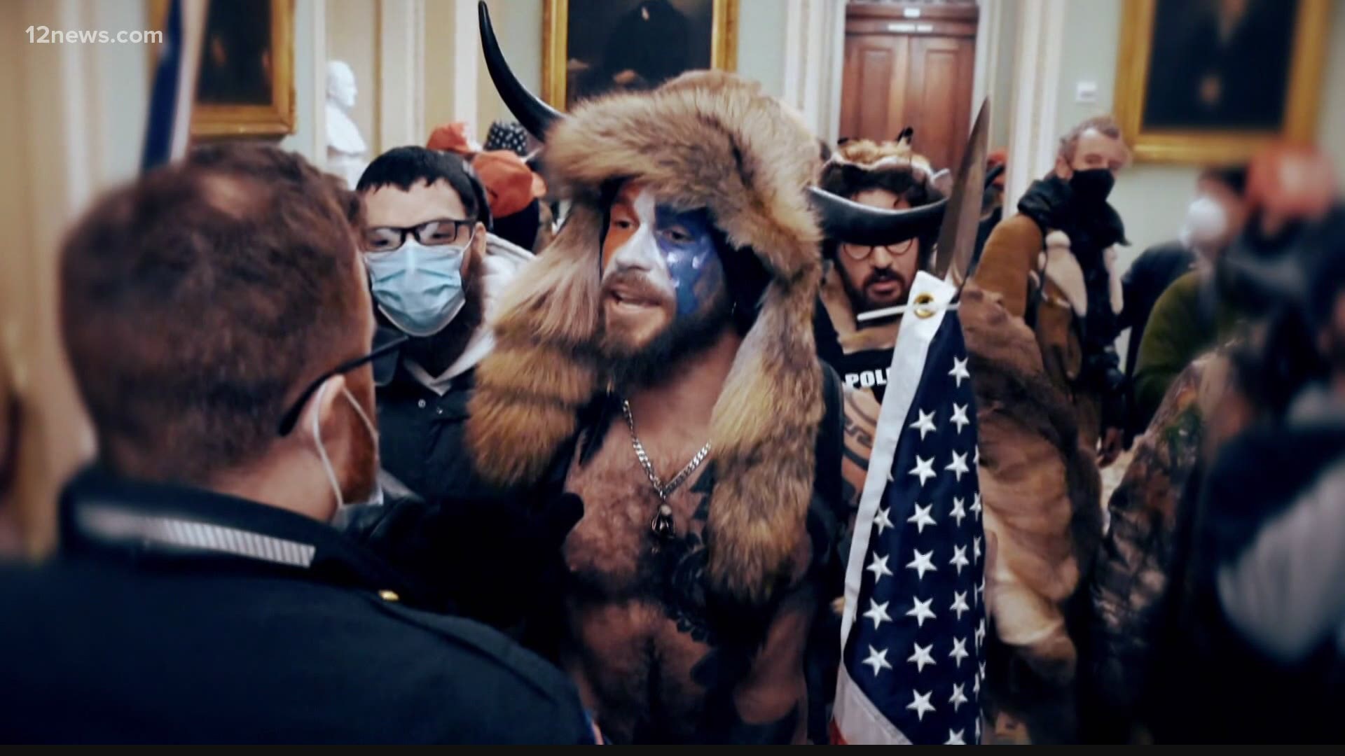 One of the most visible men to breach the nation’s Capitol building on January 6 is currently undergoing a mental evaluation pending his criminal case.