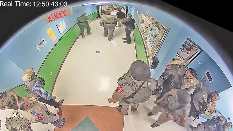 VIDEO: Hallway footage in Uvalde school shooting obtained by sister-station KVUE