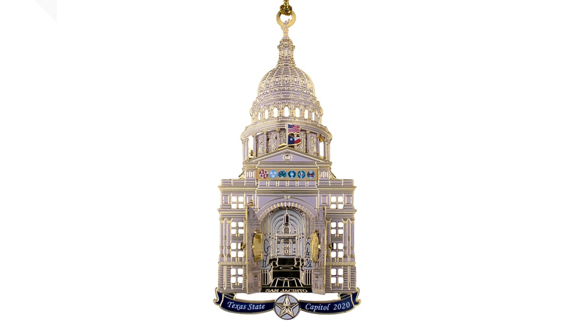 2020 Texas State Capitol ornament on sale for 25th year