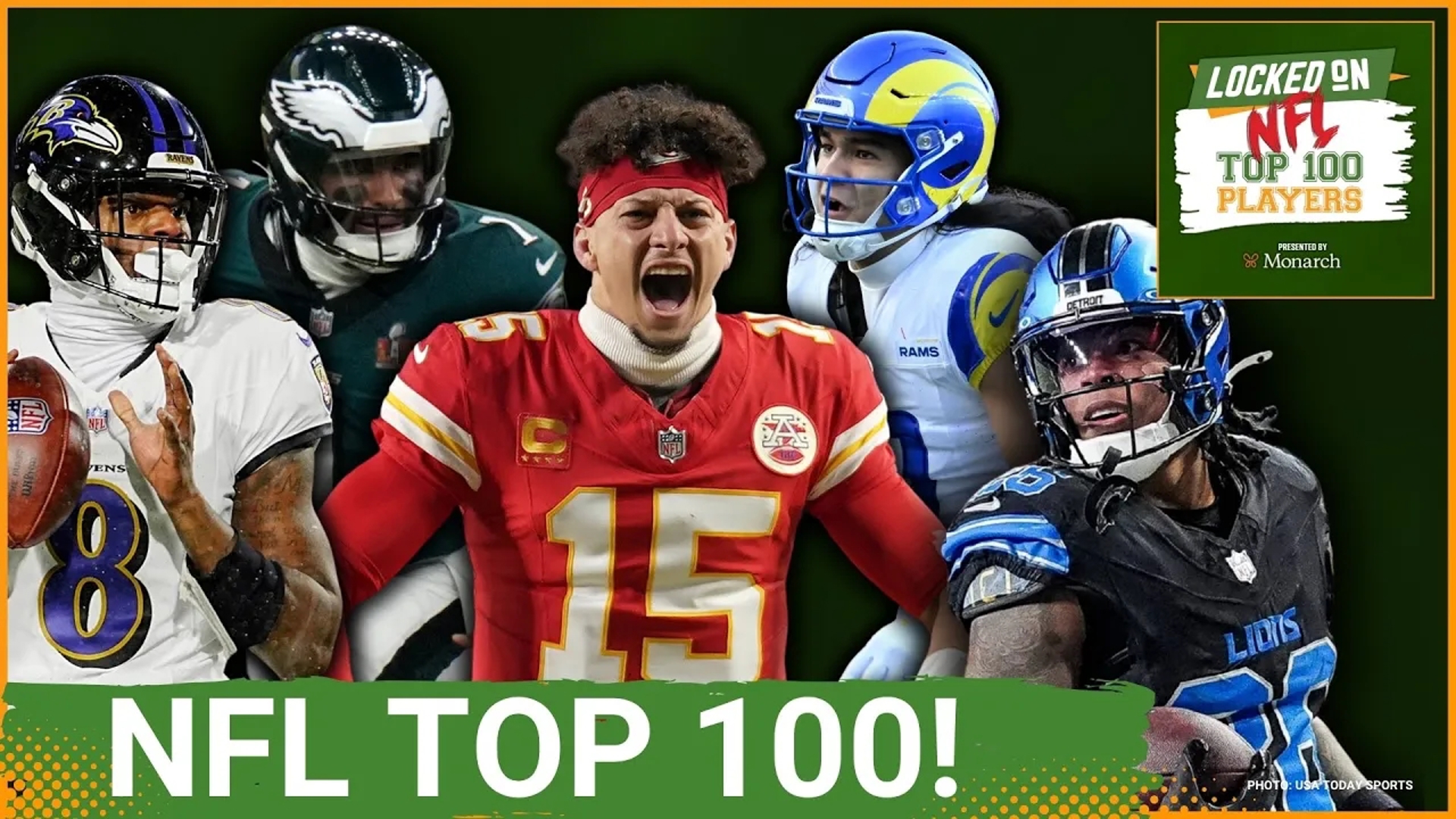 Welcome to the Locked On Sports NFL Top 100 - Where we rank the top 100 players in the NFL! Does your favorite player make the list? Watch and find out!