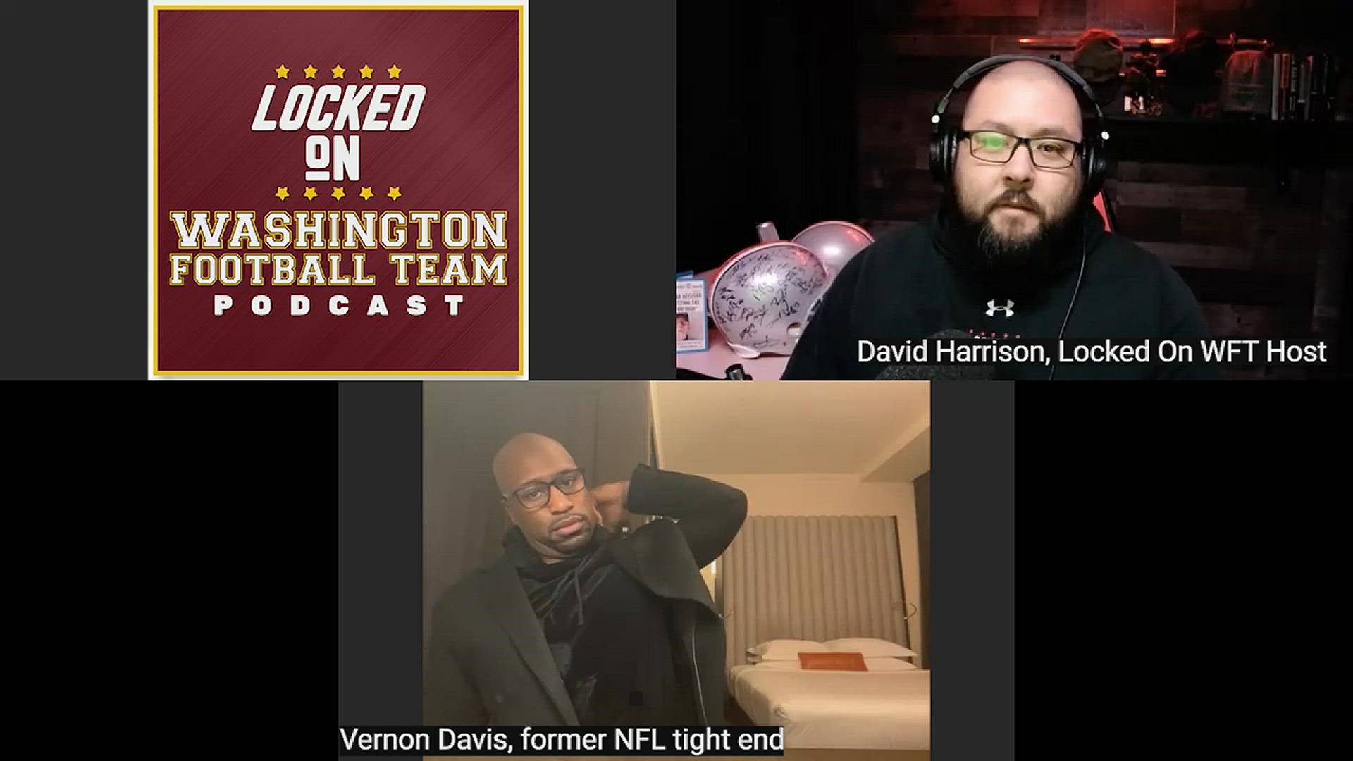 Former NFL tight end Vernon Davis talks Fantasy Football, Taylor Heinicke, Logan Thomas, and the Washington Football Team Rivalry With the Dallas Cowboys.