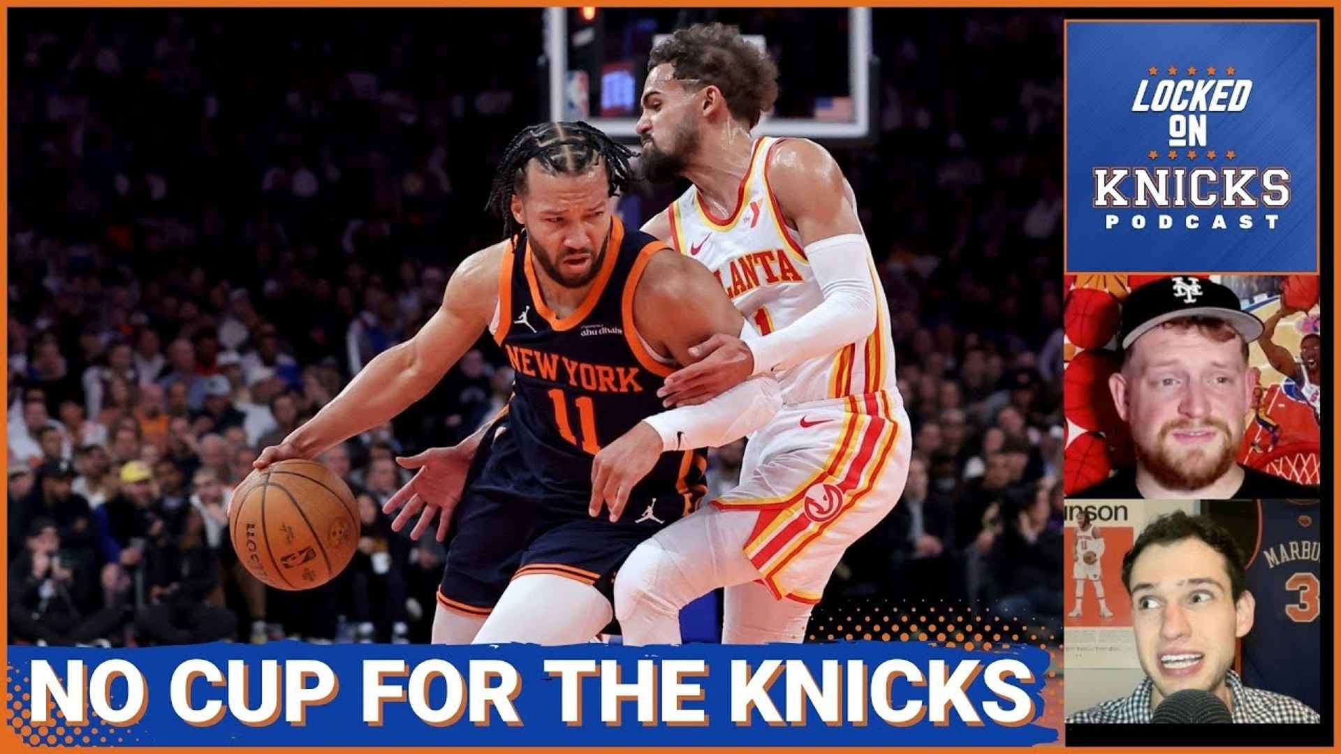 Alex and Gavin break down the Knicks' 108-100 loss to the Hawks in the NBA Cup quarterfinal.