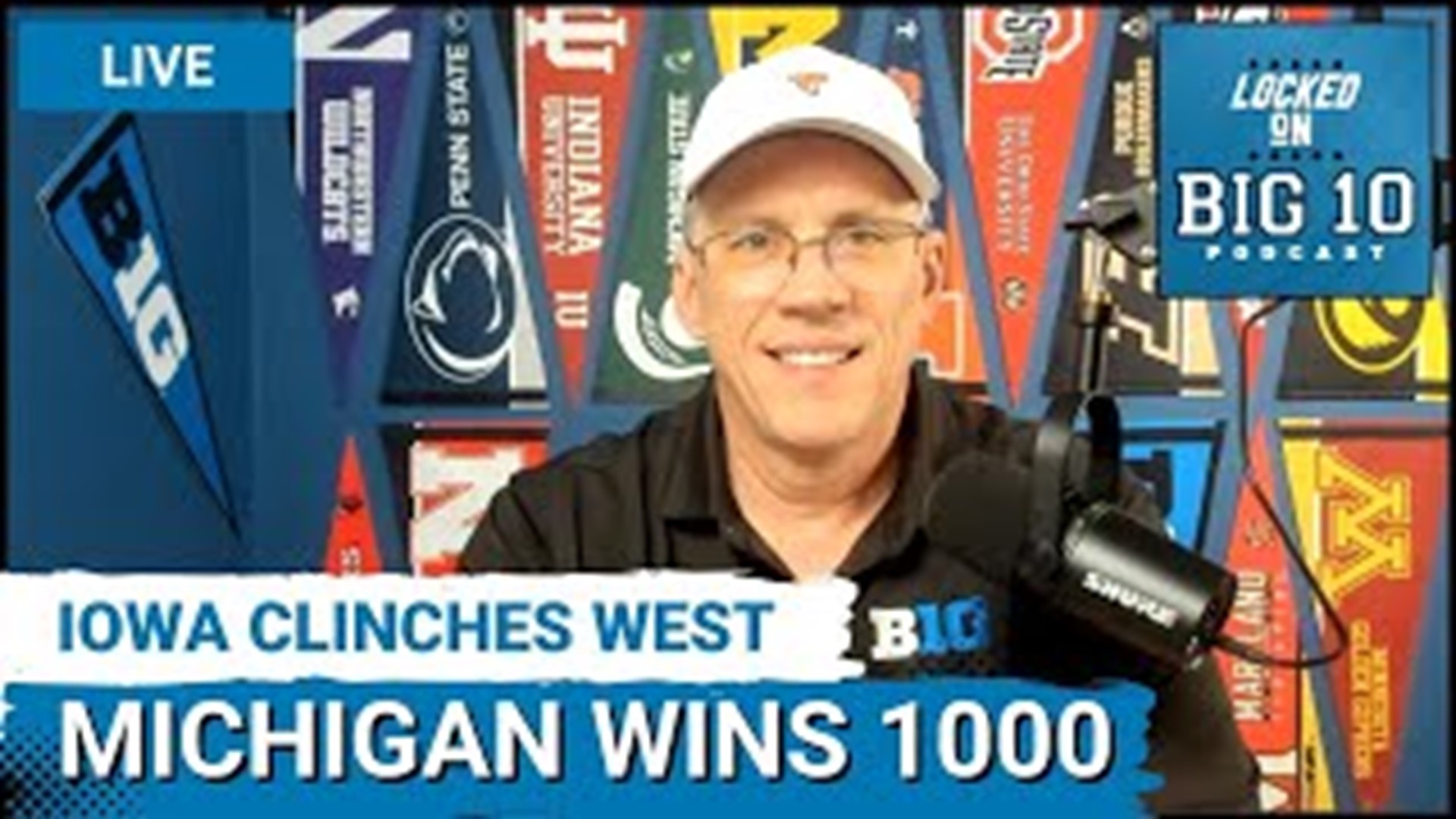 It was a huge day around the Big 10 as the Michigan Wolverines notched the school's 1000th victory by beating a persistent Maryland Terps team.