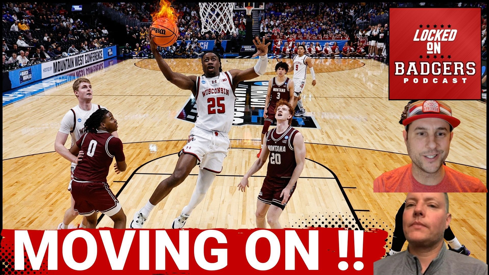 MOVING ON: Wisconsin Badgers beat the Montana Grizzlies to move in March Madness!