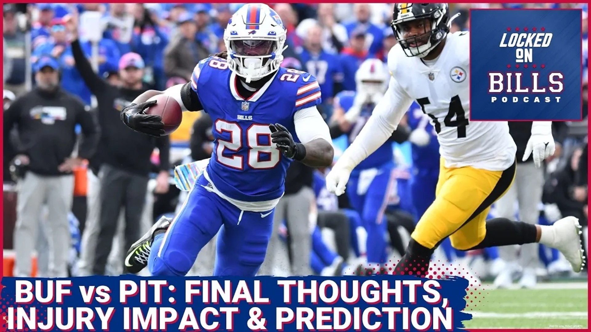 The Buffalo Bills are at home for the Super Wild Card round of the NFL Playoffs to host the Pittsburgh Steelers.