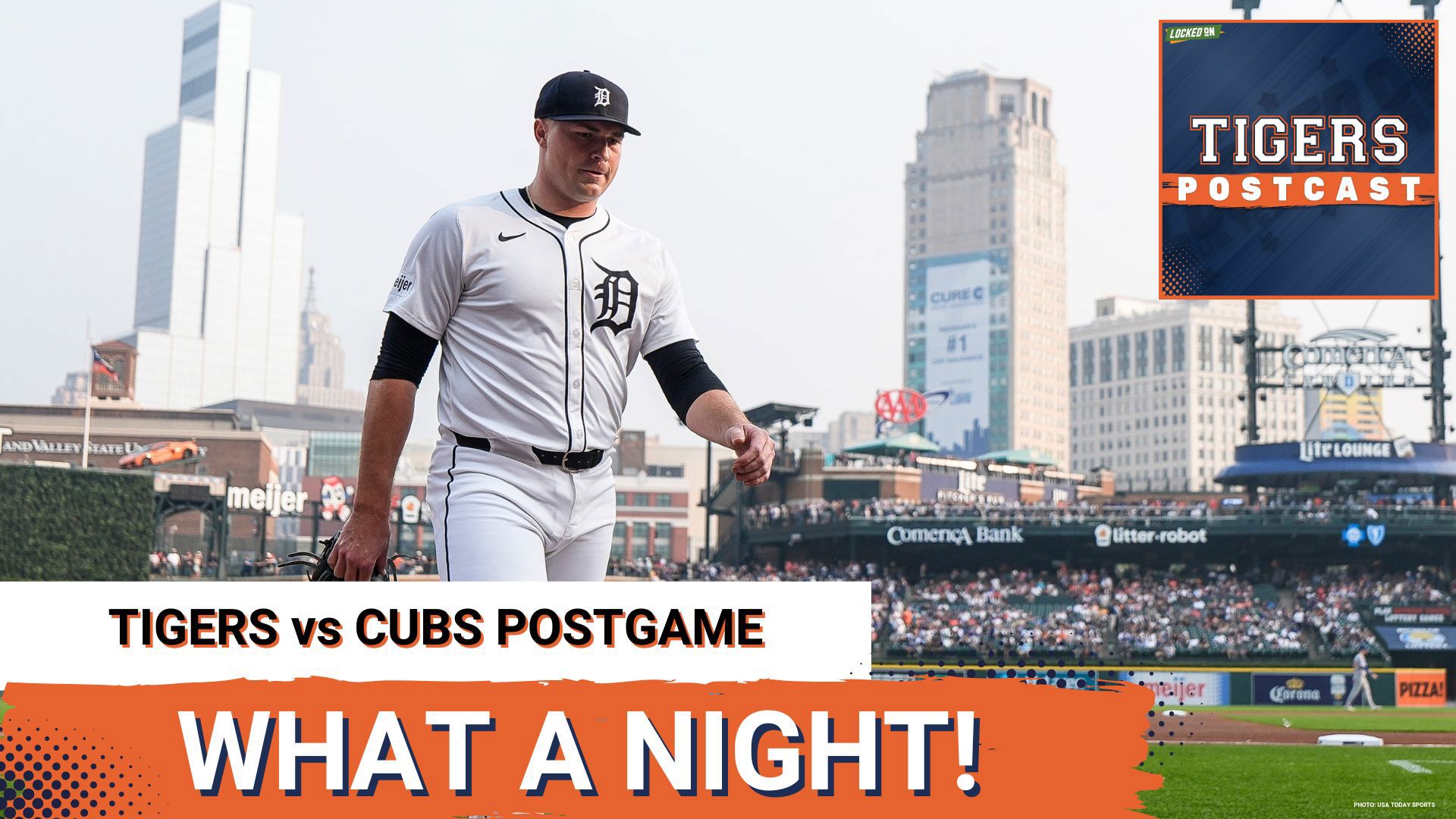 Detroit Tigers beat Chicago Cubs in a thrilling matchup at Comerica Park, Tarik Skubal pitched 7.2 innings earning his 6th win of the season.