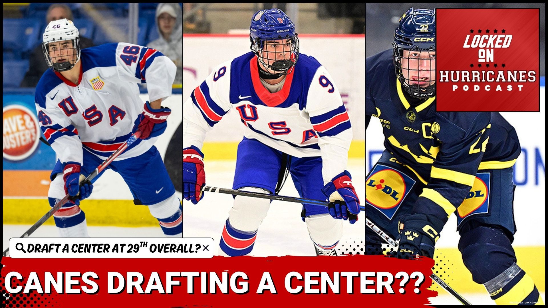 Locked On Hurricanes host Zach Martin gives three possible players the Hurricanes could select at 29th overall if they do keep their pick. Who could go at 29?