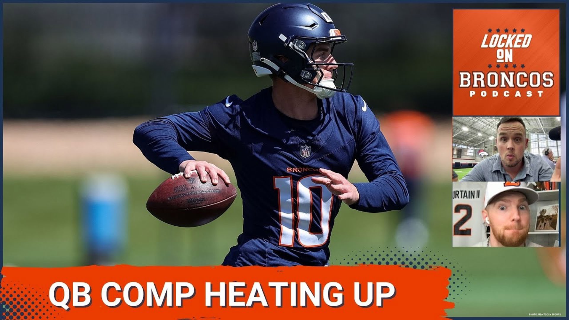 The Denver Broncos QB competition between Bo Nix, Jarrett Stidham, and Zach Wilson is heating up!