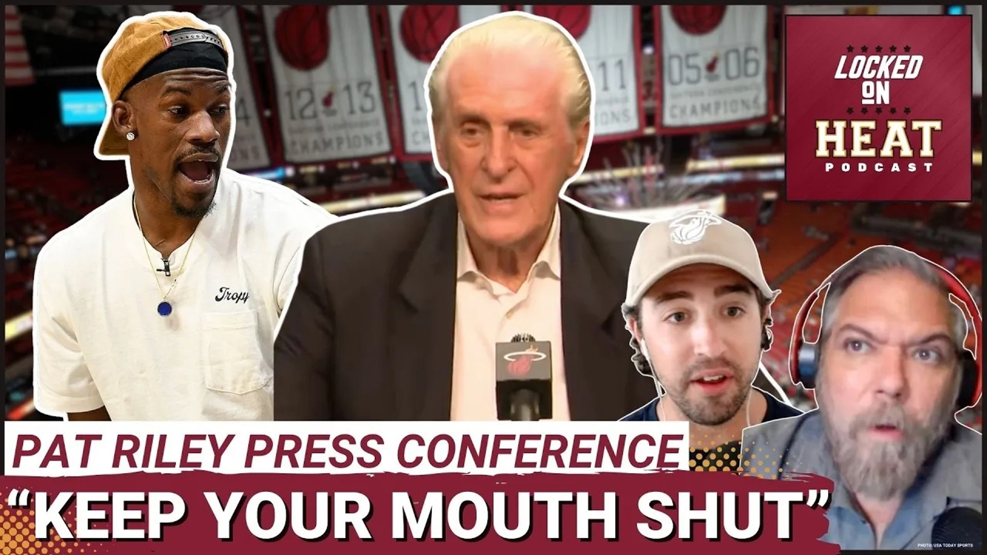 Miami Heat president Pat Riley set off alarms when he responded to Jimmy Butler’s recent comments about the NBA playoffs.