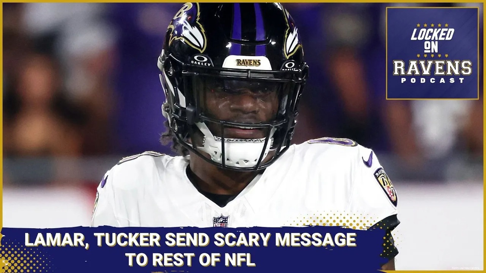 We look at Lamar Jackson and Justin Tucker sending a scary message to the NFL for the Baltimore Ravens stretch run, discussing what was said and more.