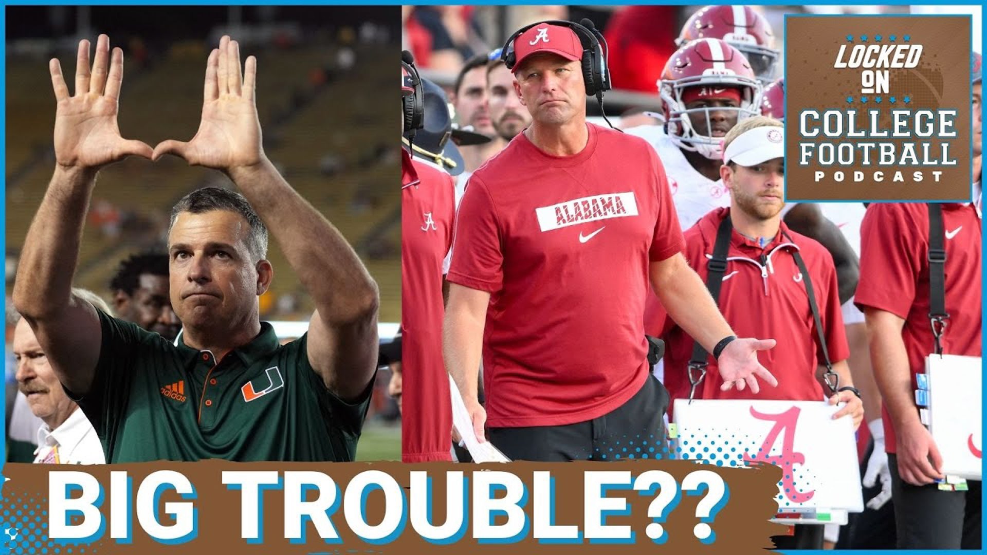 Miami showed cracks for the second straight week, while Alabama suffered one of the biggest upsets in program history.