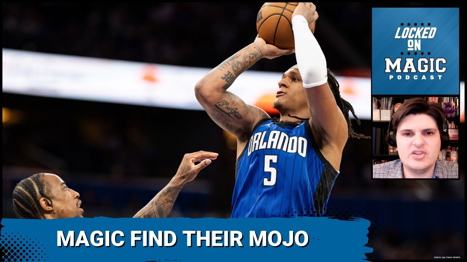The Orlando Magic dominate the Sacramento Kings, winning 121-91. Caleb Houstan's hot shooting and strong team defense propel the Magic.