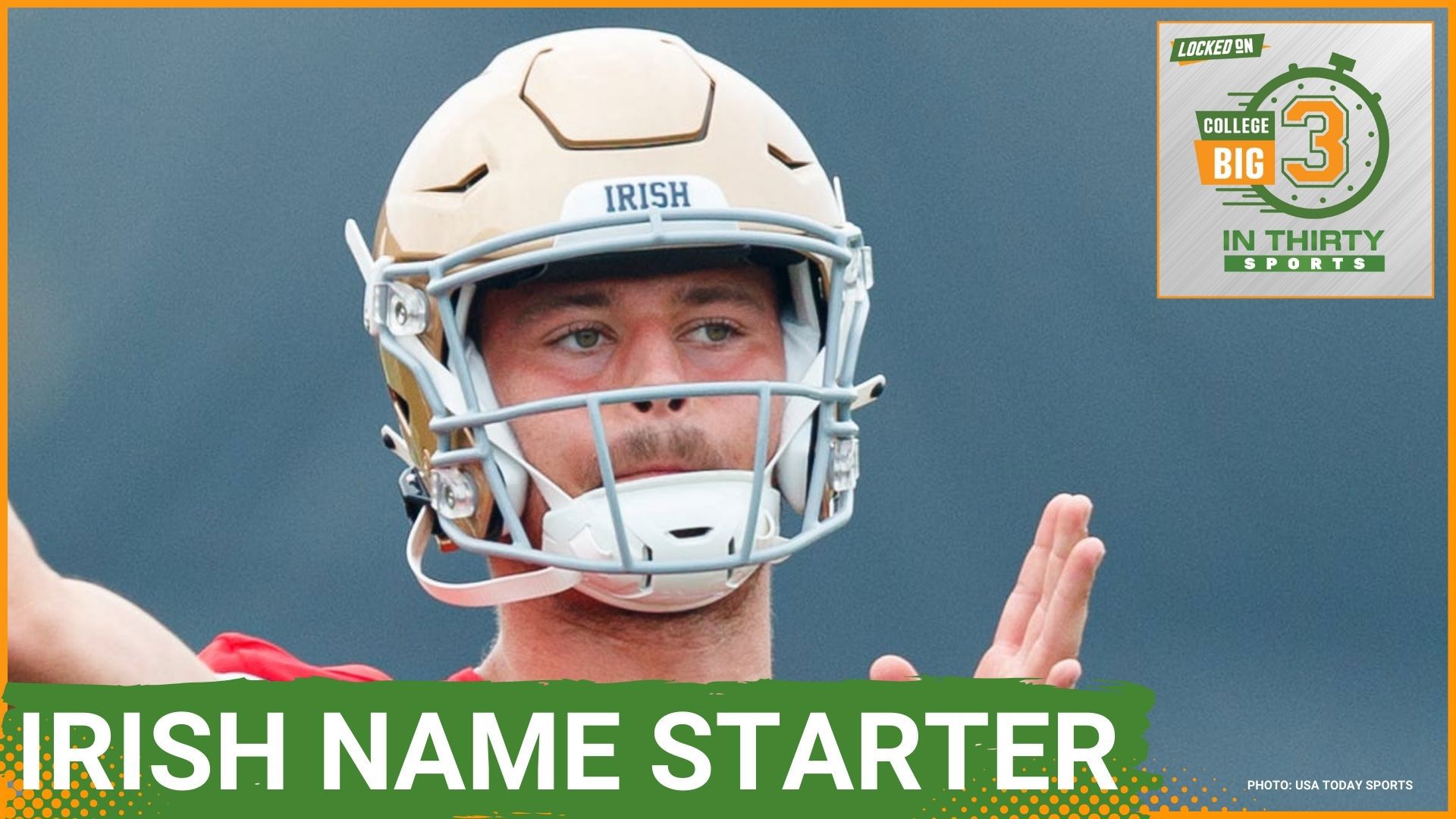 Notre Dame names CJ Carr the starting quarterback and BYU will start a true freshman. Michigan lands five-star running back Savion Hiter.
