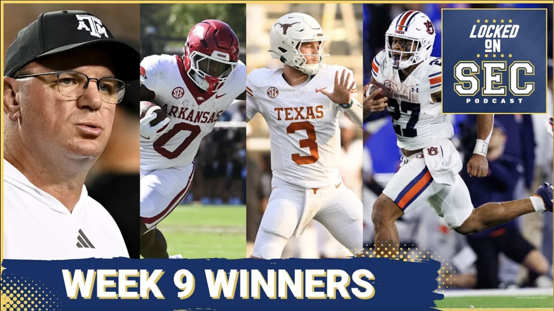 On today's show, we give you our SEC Week 9 Winners and Losers - of course the Texas A&M Aggies with their huge win over LSU is at the top of our winners list