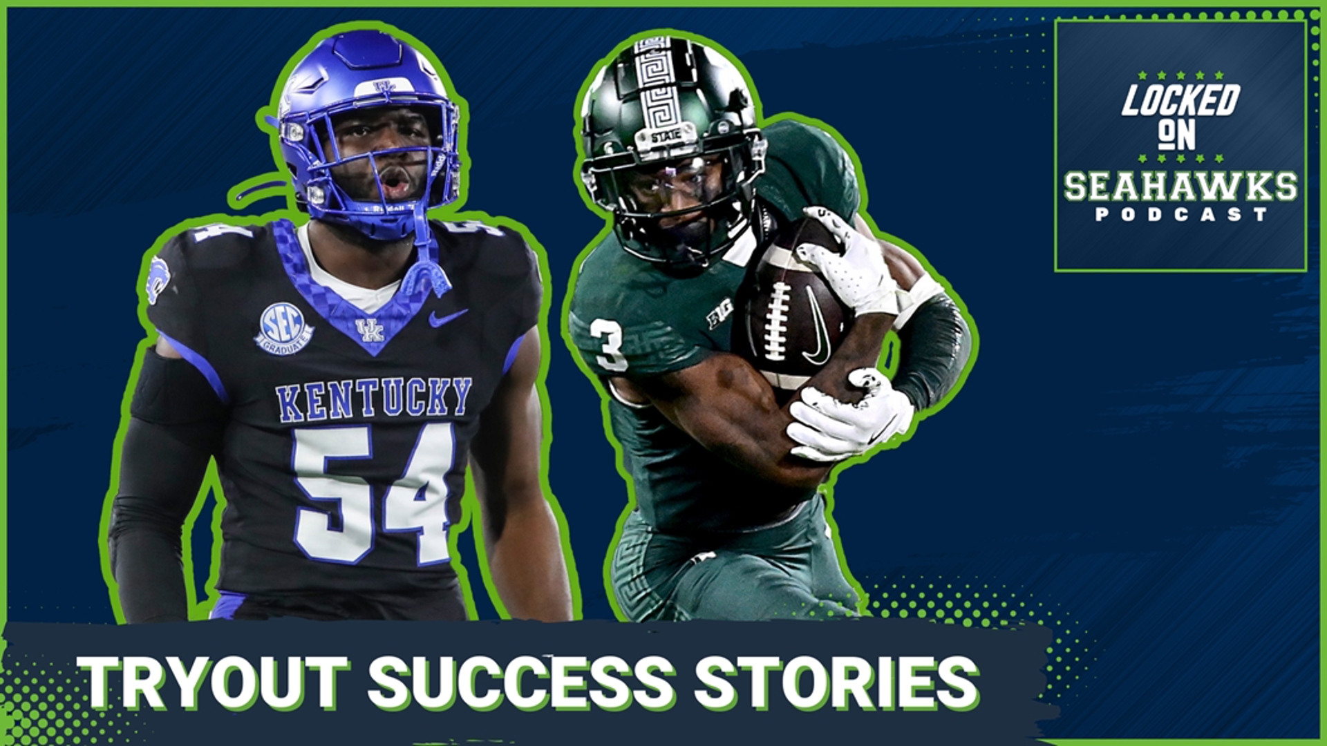 Being a tryout player coming out of the NFL Draft presents few opportunities to make it in the league, but the Seahawks hope to have found a pair of gems.