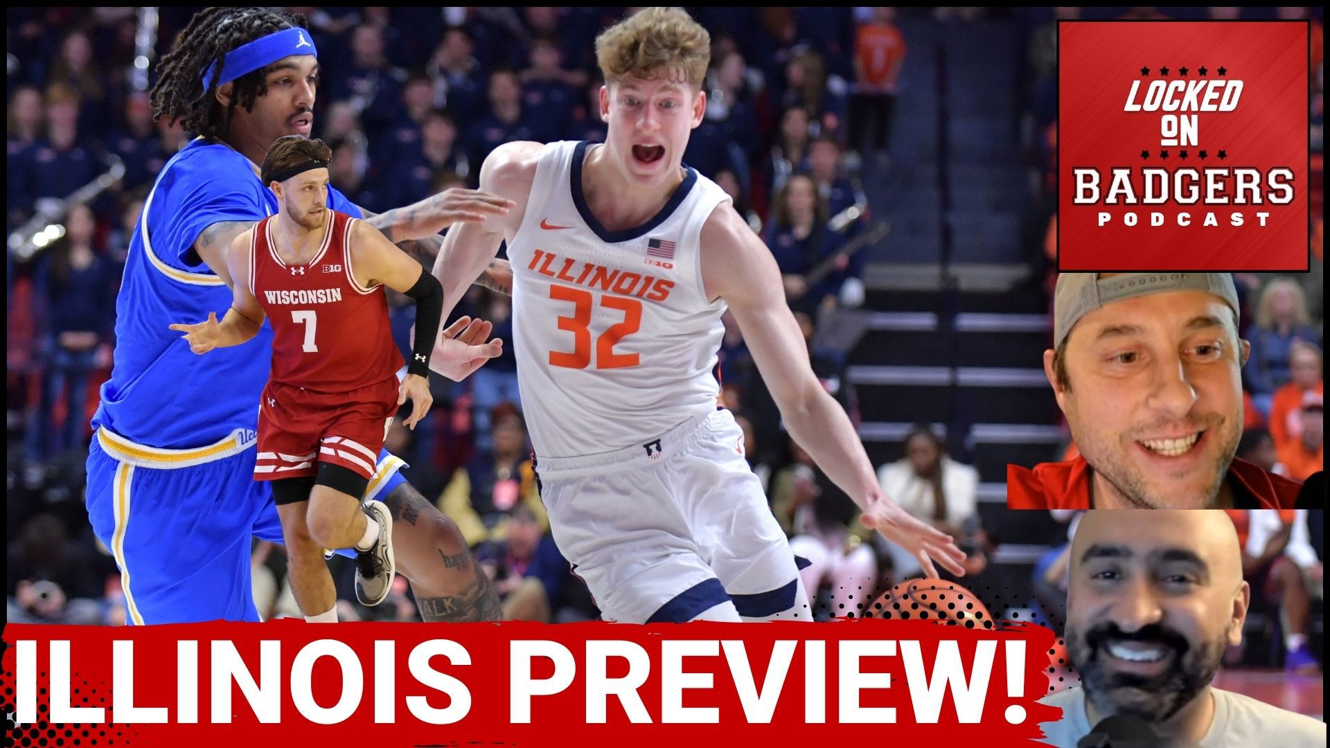 Can the Wisconsin Badgers basketball team maintain their momentum against Illinois? Marcus Sedberry hired at new football GM.