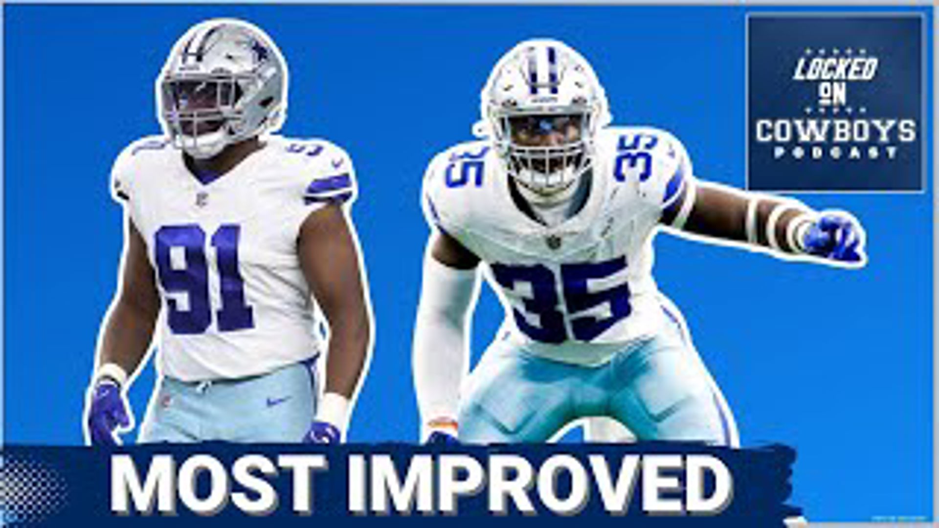 Which players have improved the most for the Dallas Cowboys this offseason? Can Demarvion Overshown be a starting linebacker in Year 2?