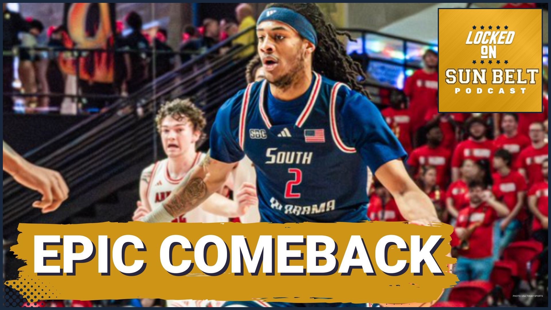 STUNNER: South Alabama’s Chaze Harris DELIVERS Miracle 4-Point Play ...