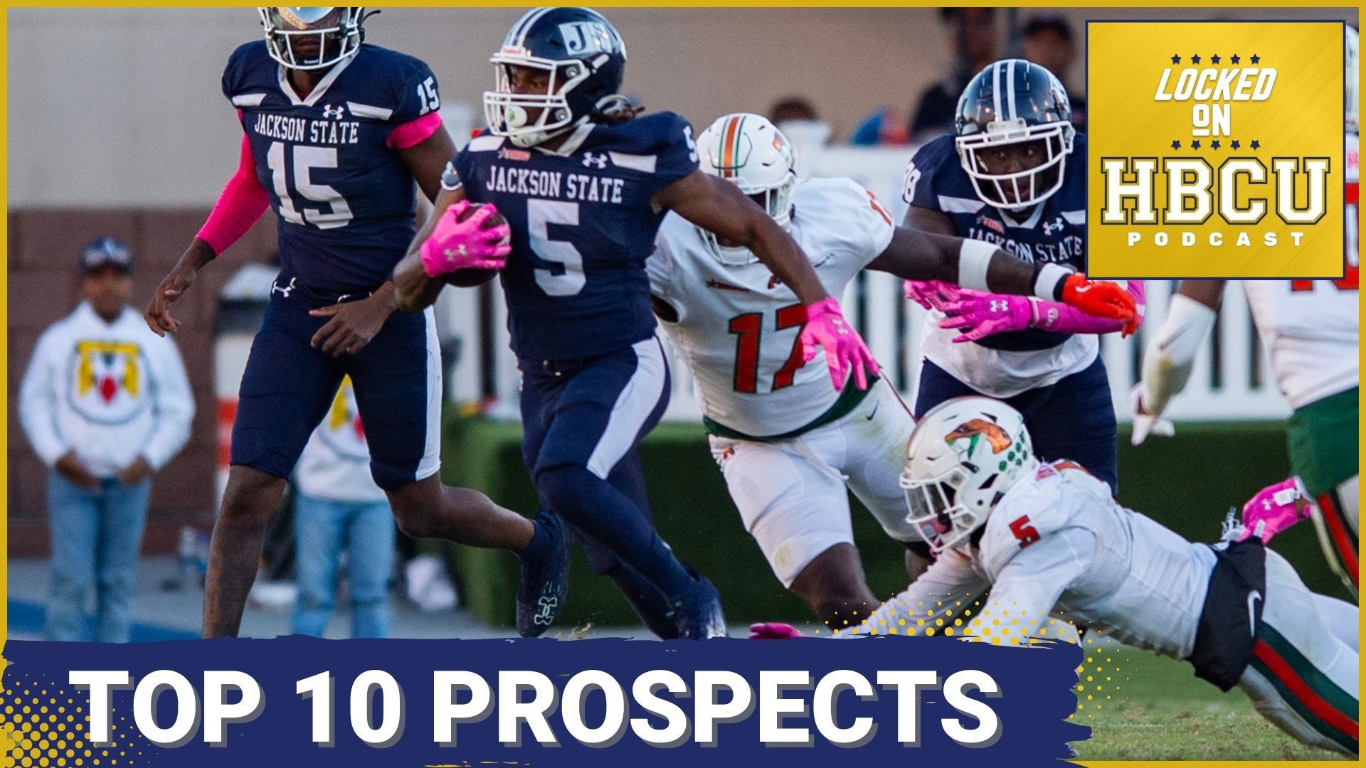Robert McDaniel, Elijah Williams, Carson Vinson, Irv Mulligan and Aaron Smith lead the charge as the top HBCU prospects entering the NFL draft