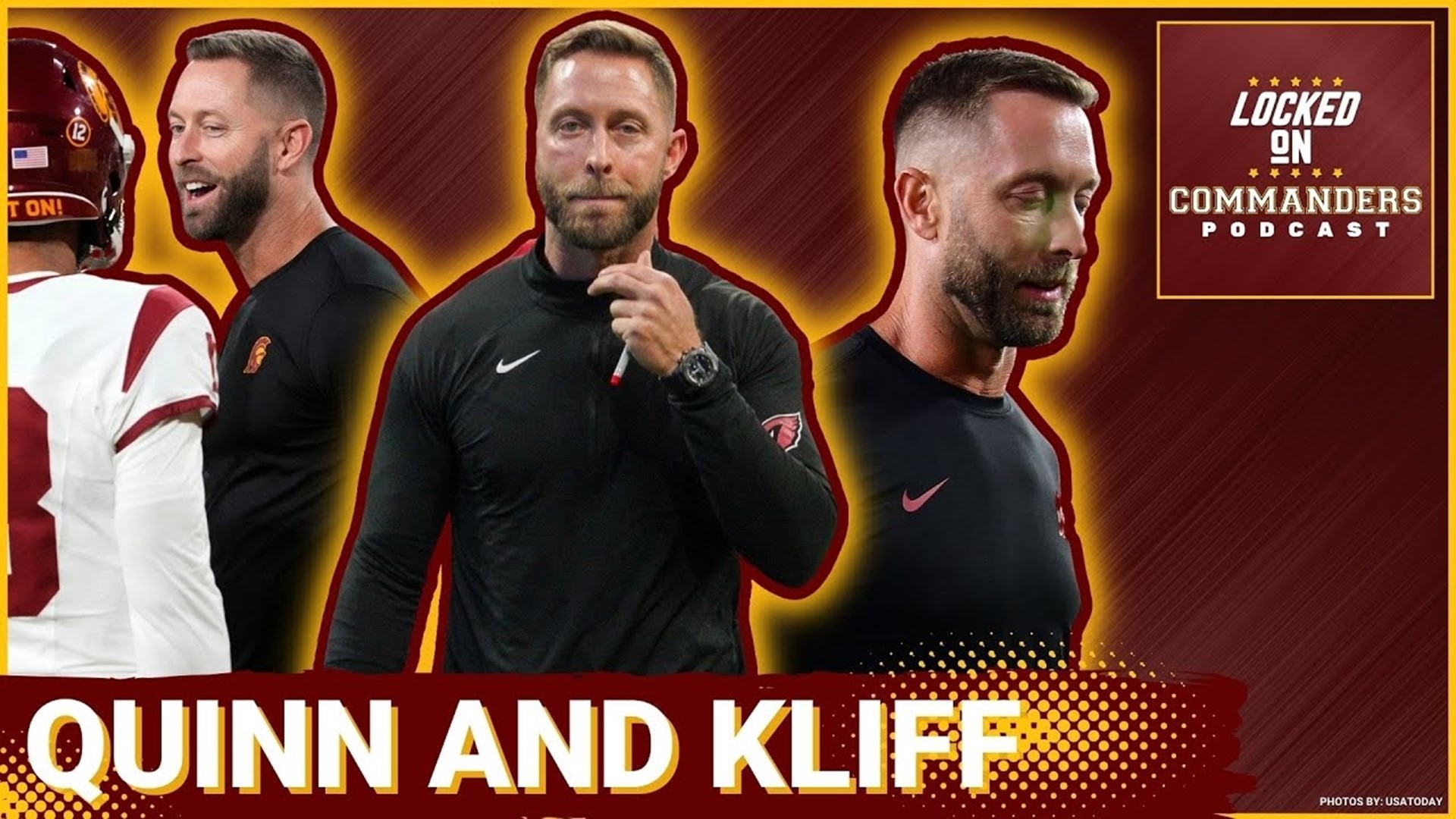 The Washington Commanders added offensive coordinator Kliff Kingsbury and defensive coordinator Joe Whitt Jr. to Dan Quinn's coaching staff on Sunday.