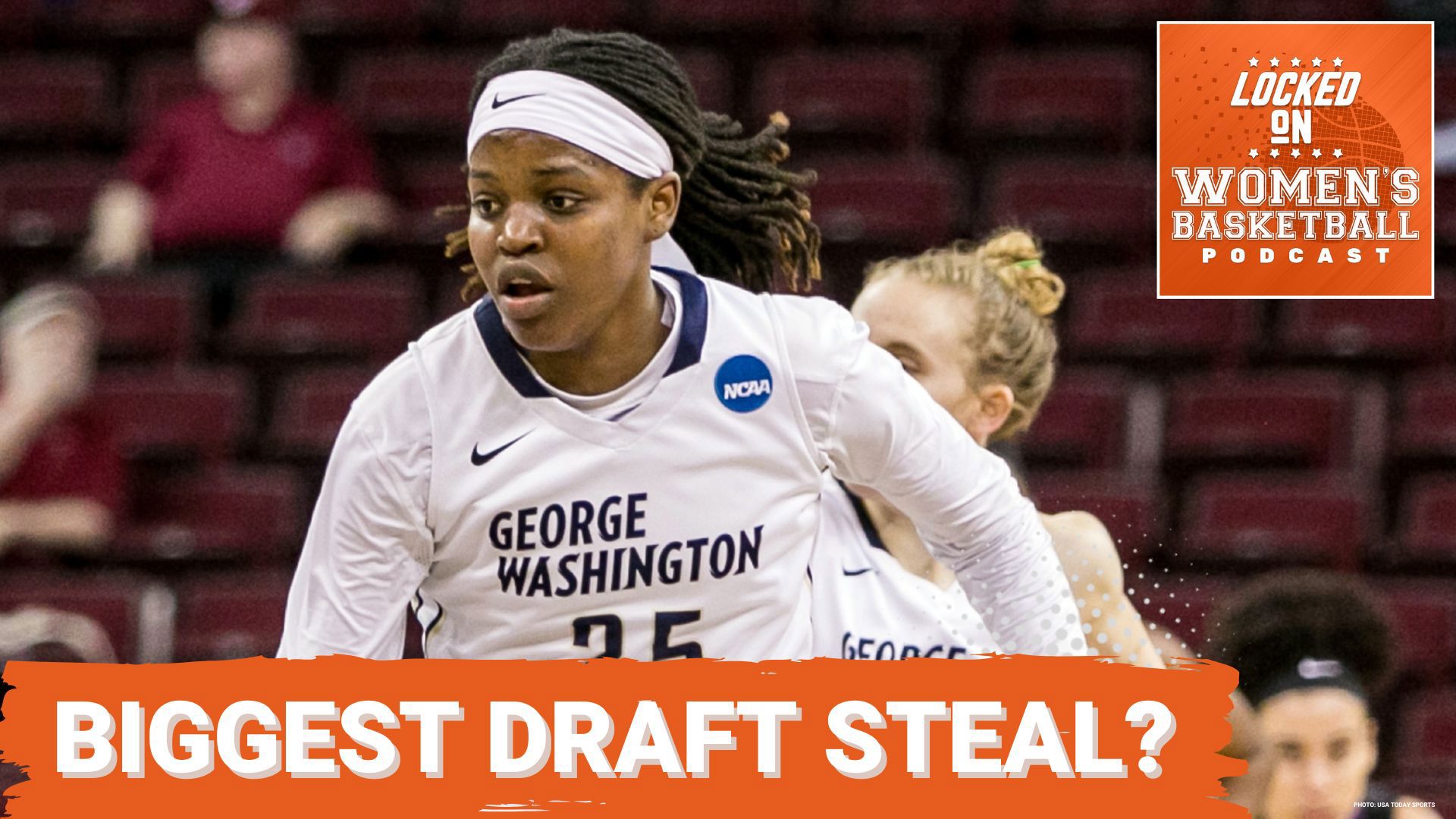 Jonquel Jones is the lowest-drafted MVP in league history. Today, host Emily Adler and co-host Lincoln Shafer revisit Jones' film at George Washington/