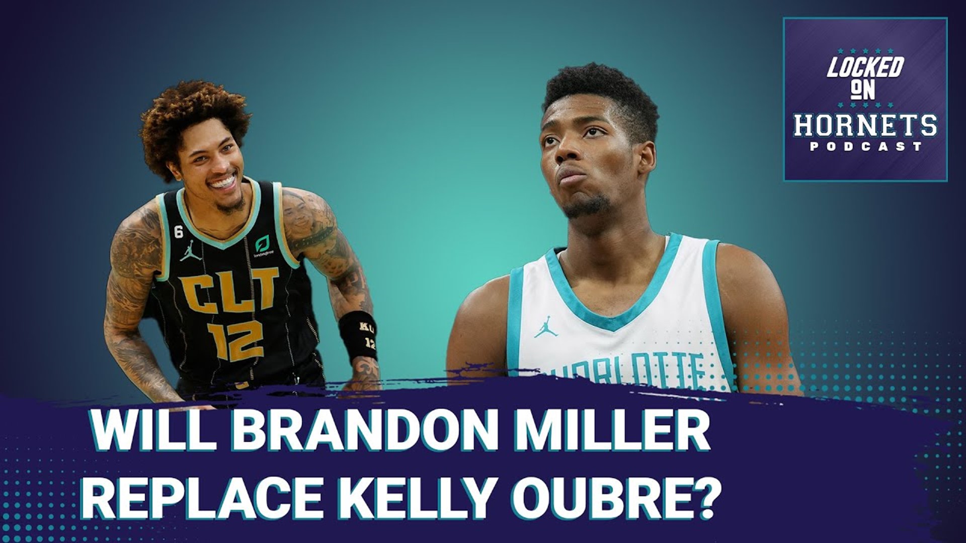 How will Brandon Miller replace Kelly Oubre's role in the Hornets offense?