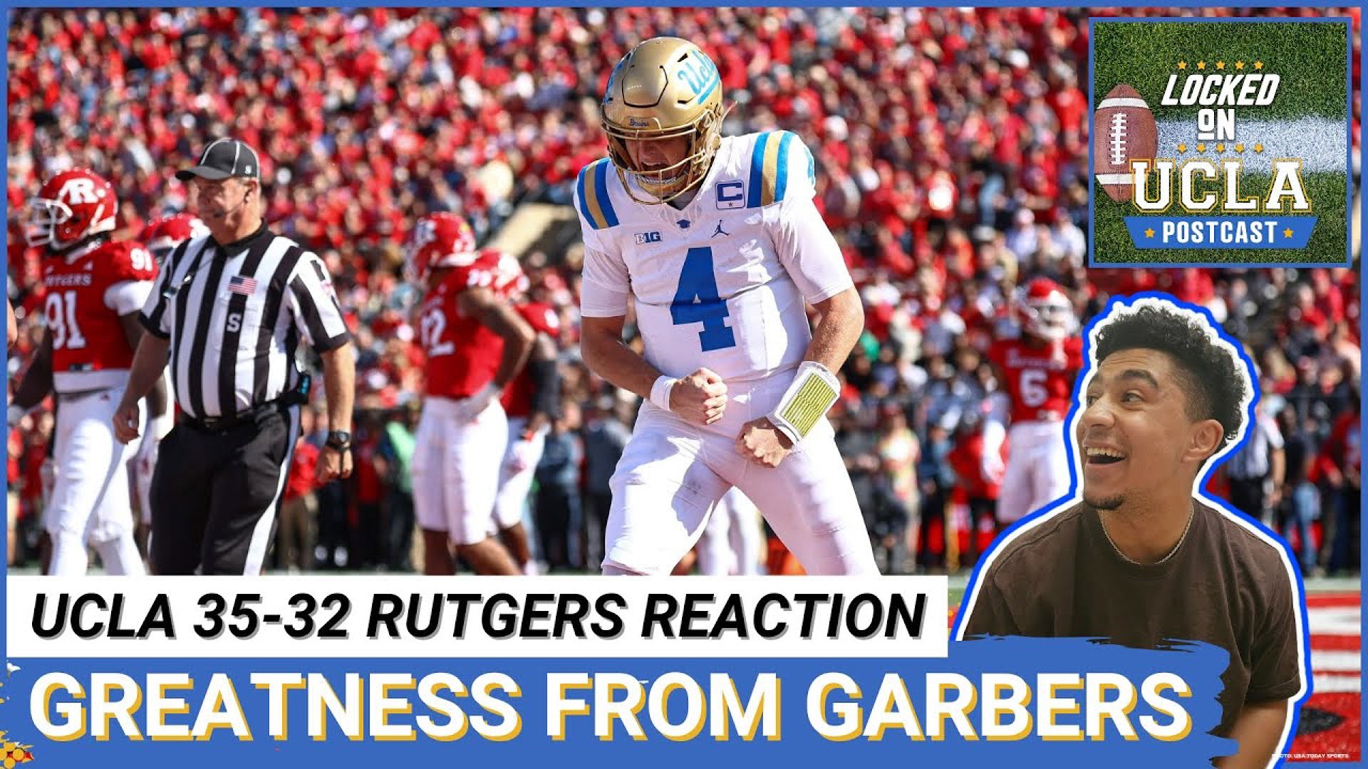 The wait for the first Big Ten win in program history is over thanks to a HEROIC performance from Ethan Garbers. UCLA Football couldn't be stopped with a 35-32 win.