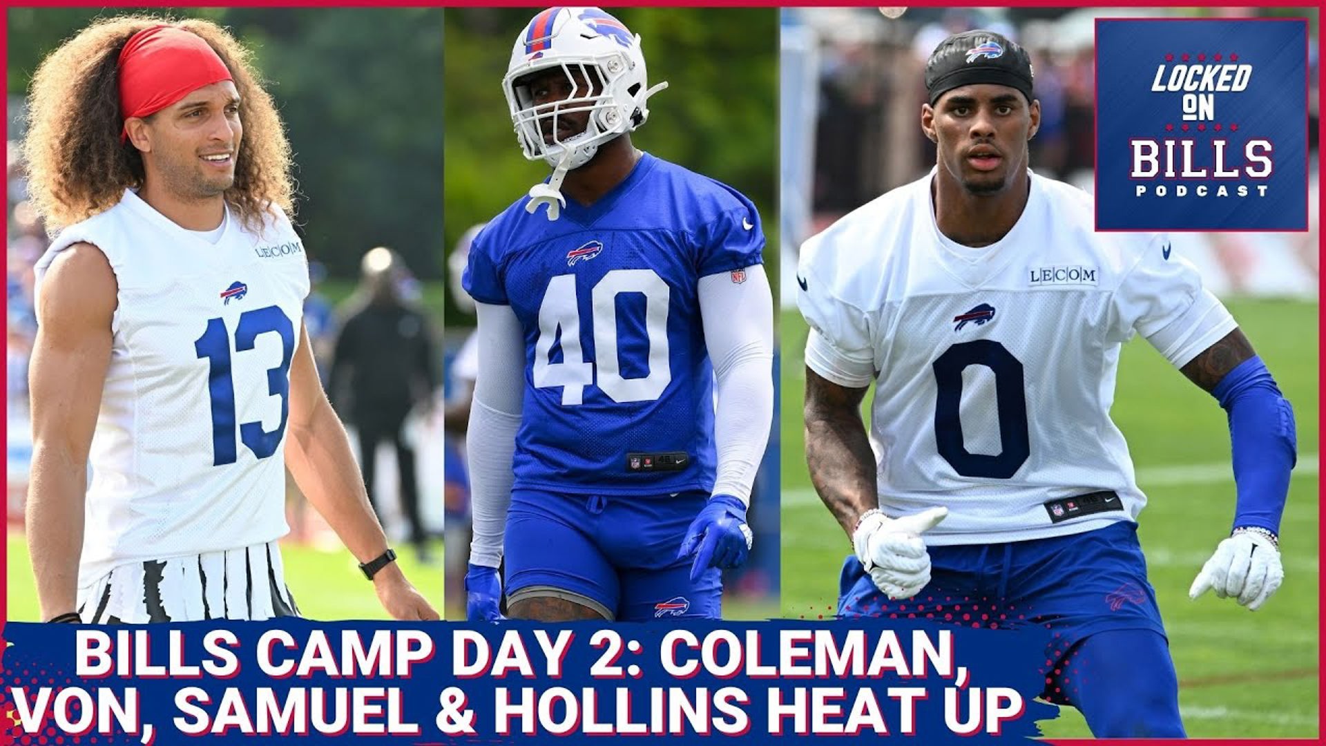 Buffalo Bills Training Camp Day 2: Keon Coleman, Curtis Samuel, Von Miller & Mack Hollins heat up