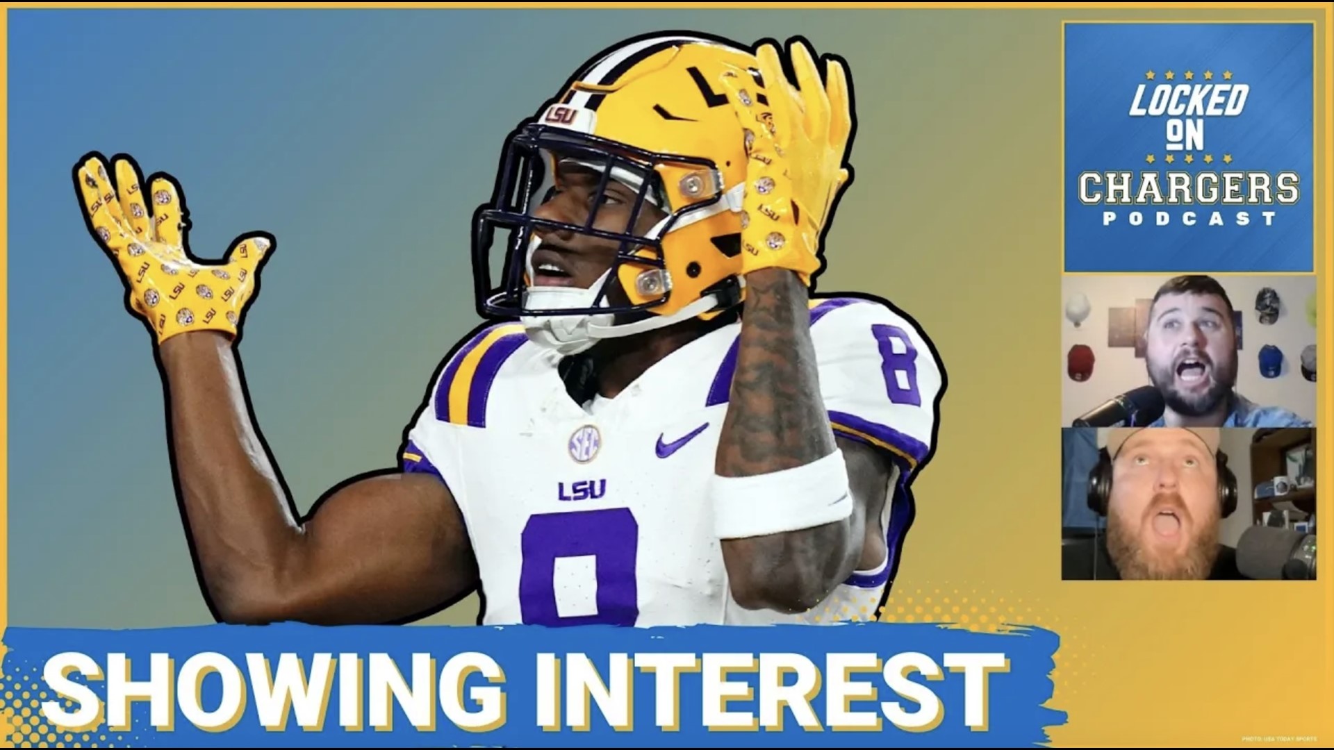 GM Joe Hortiz was in attendance at LSU's Pro Day presumably to get a first hand look at explosive WR Malik Nabers who set the event on fire with his testing.
