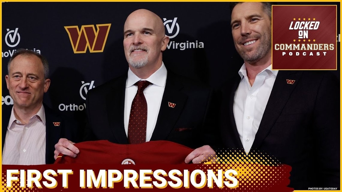 Washington Commanders Coach Dan Quinn Introduction | Adam Peters ...