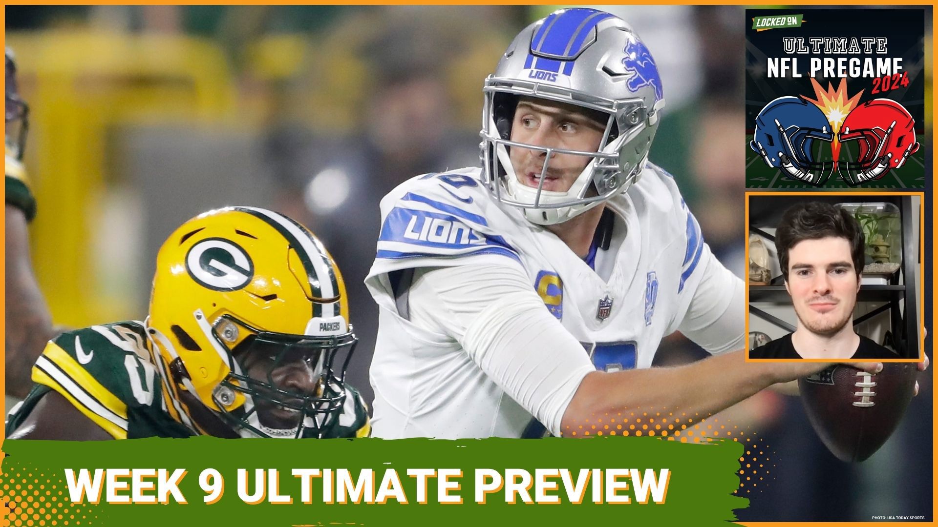 The Detroit Lions and Green Bay Packers battle it out for a key NFC North victory in Week 9