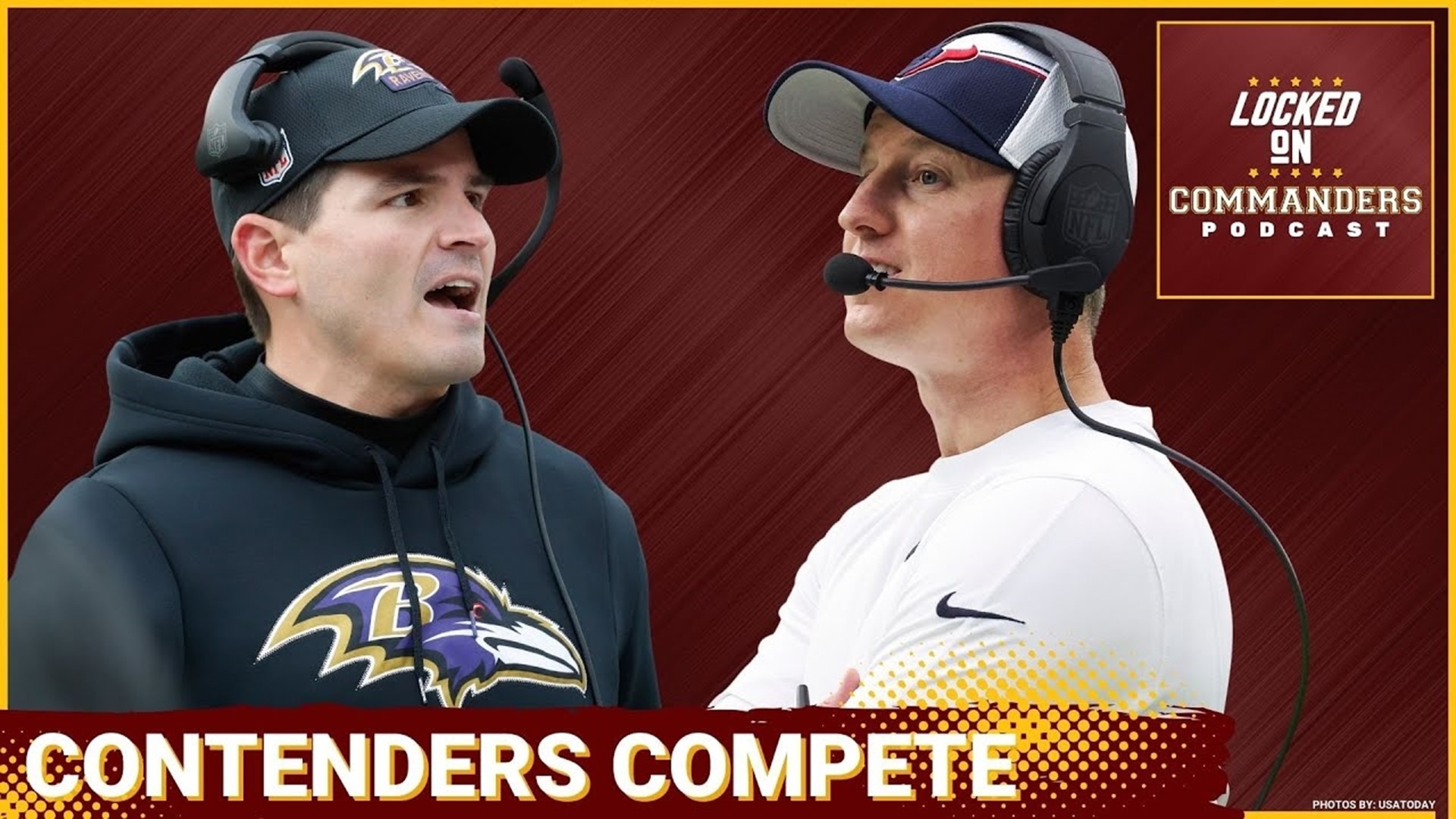 Washington Commanders head coach candidates Ben Johnson, Mike Macdonald, and Bobby Slowik are all in action this weekend.