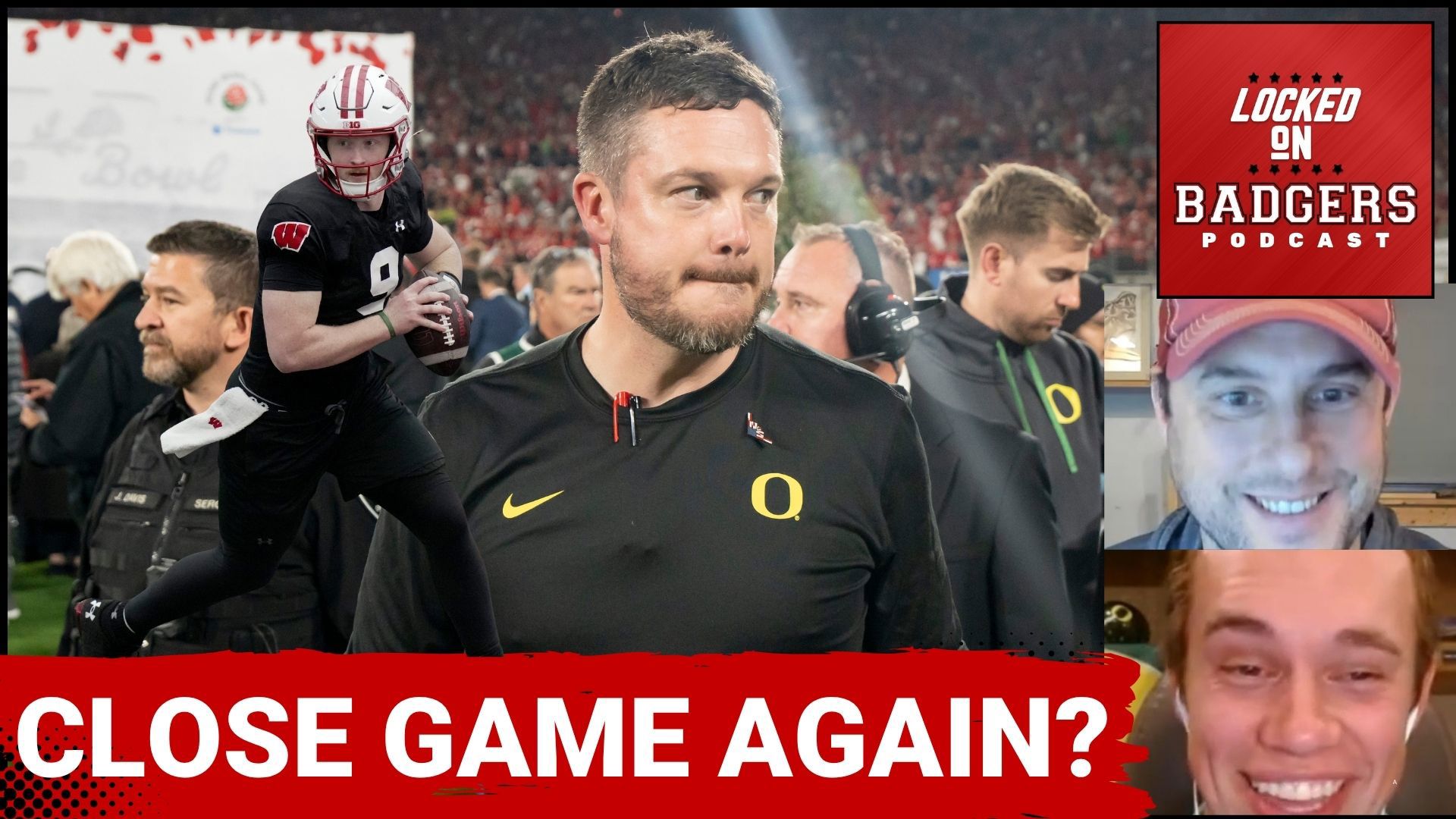Can Wisconsin's Revamped Offense SHOCK the College Football World Against Oregon? Crossover show!
