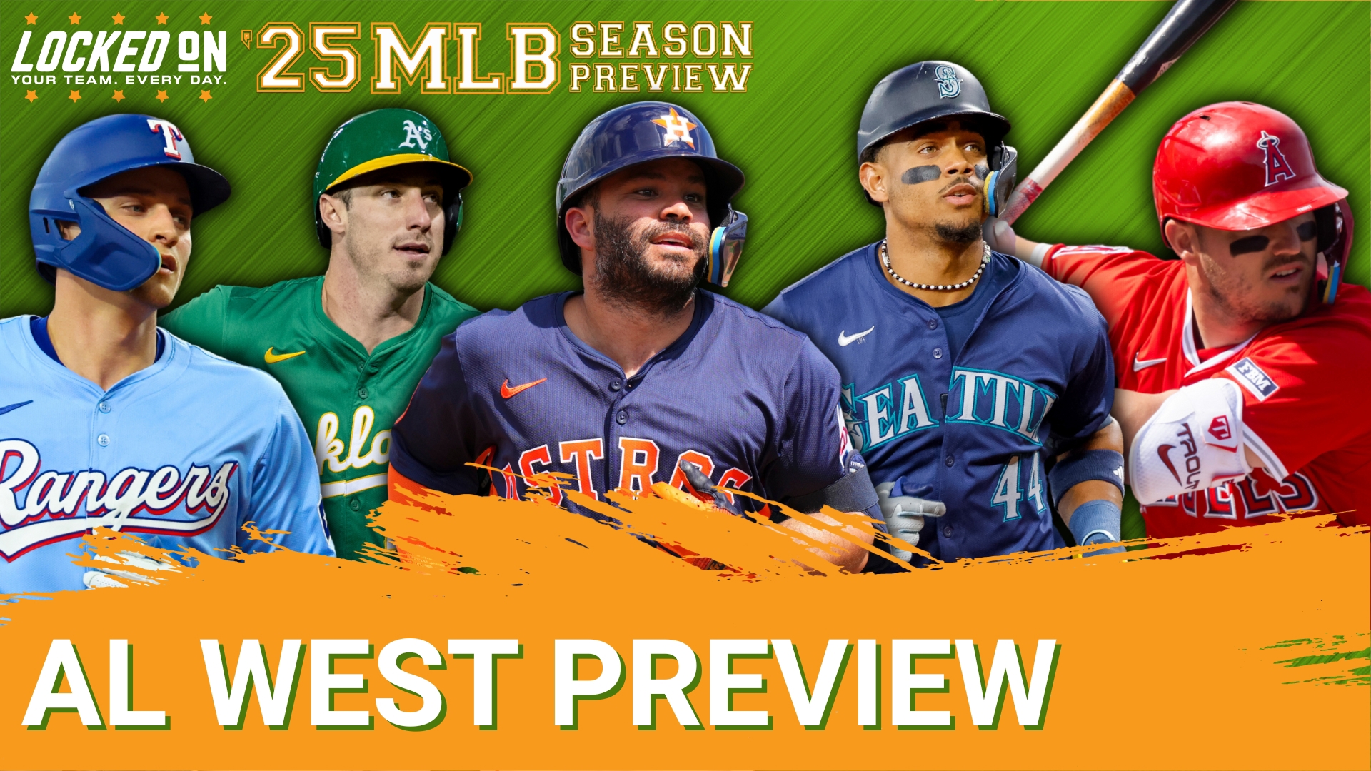 The Houston Astros won the AL West last year but the division looks stacked this year.