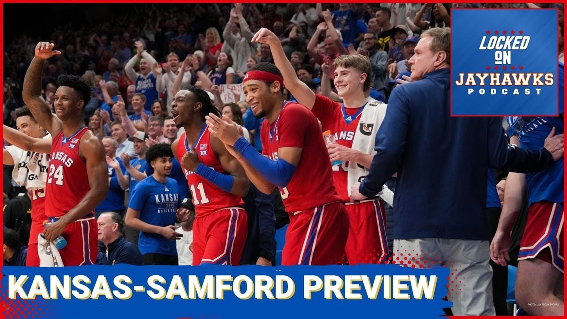 Kansas Jayhawks Basketball Face Samford Bulldogs in First Round of the